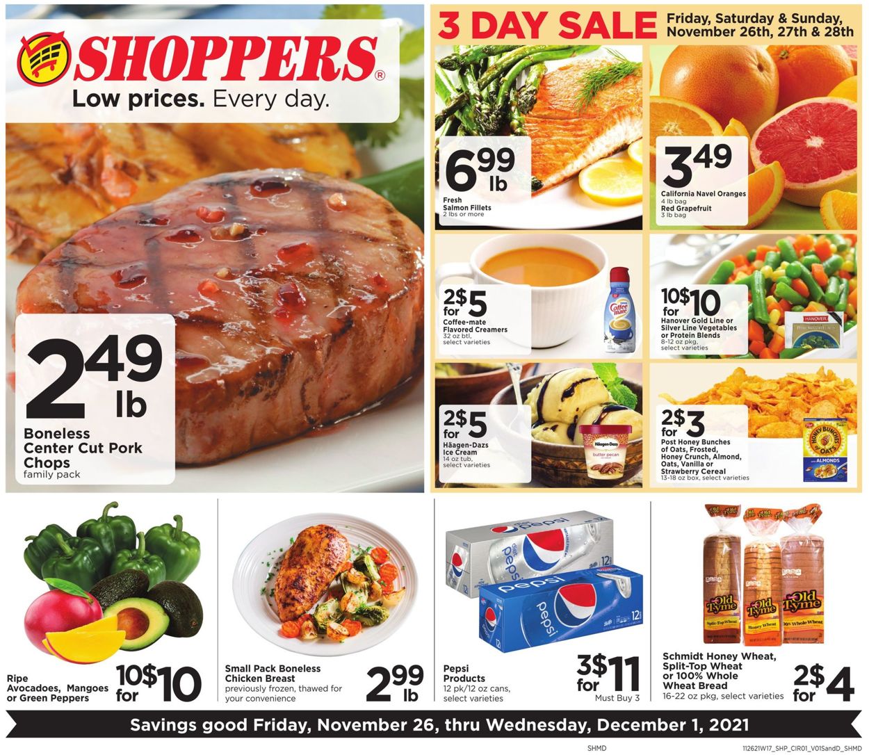 Shoppers Food & Pharmacy Weekly Ad Circular - valid 11/26-12/01/2021