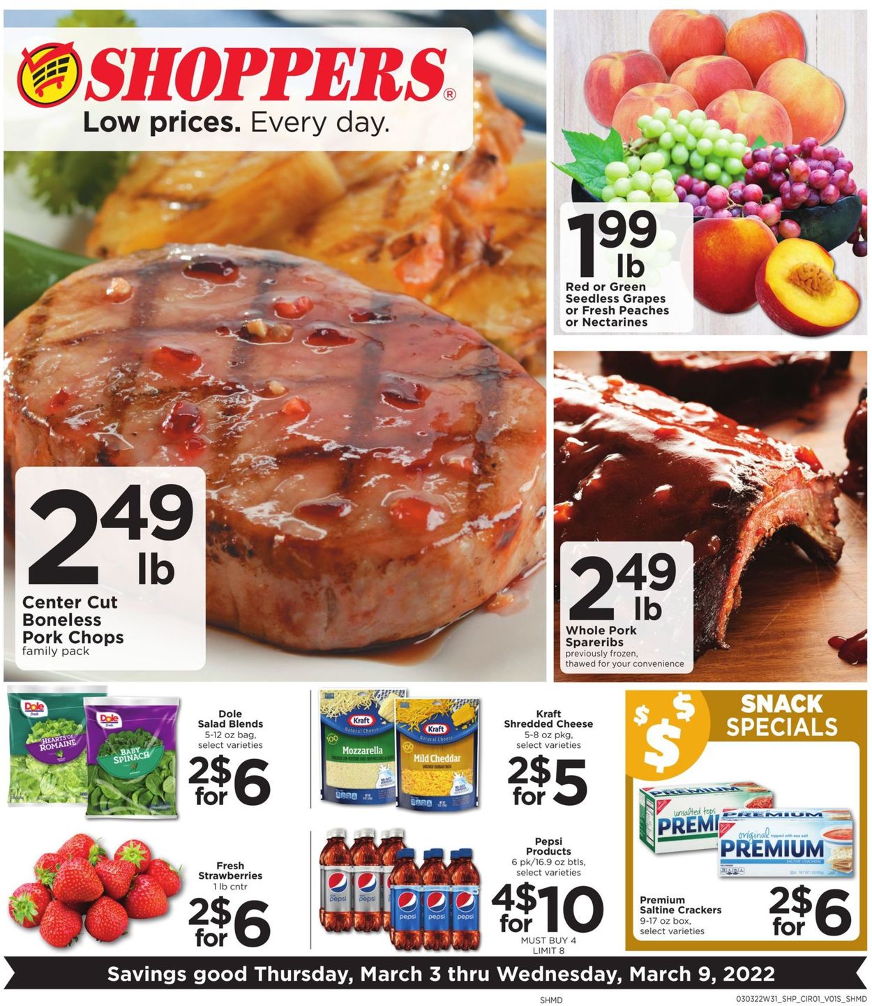 Shoppers Food & Pharmacy Weekly Ad Circular - valid 03/03-03/09/2022