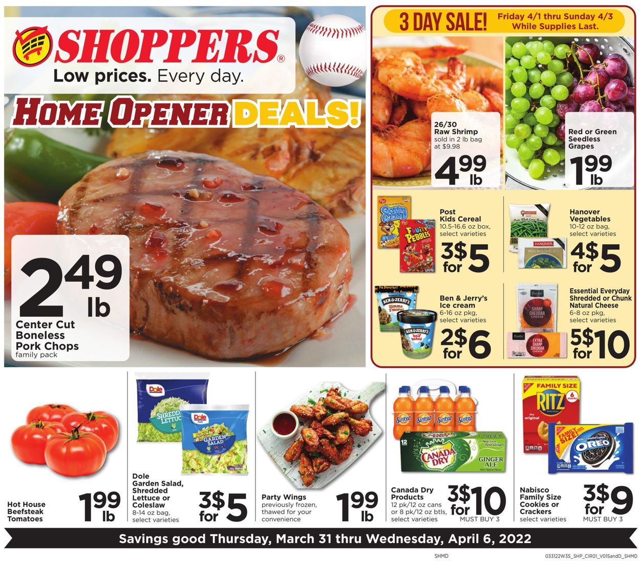 Shoppers Food & Pharmacy Weekly Ad Circular - valid 03/31-04/06/2022