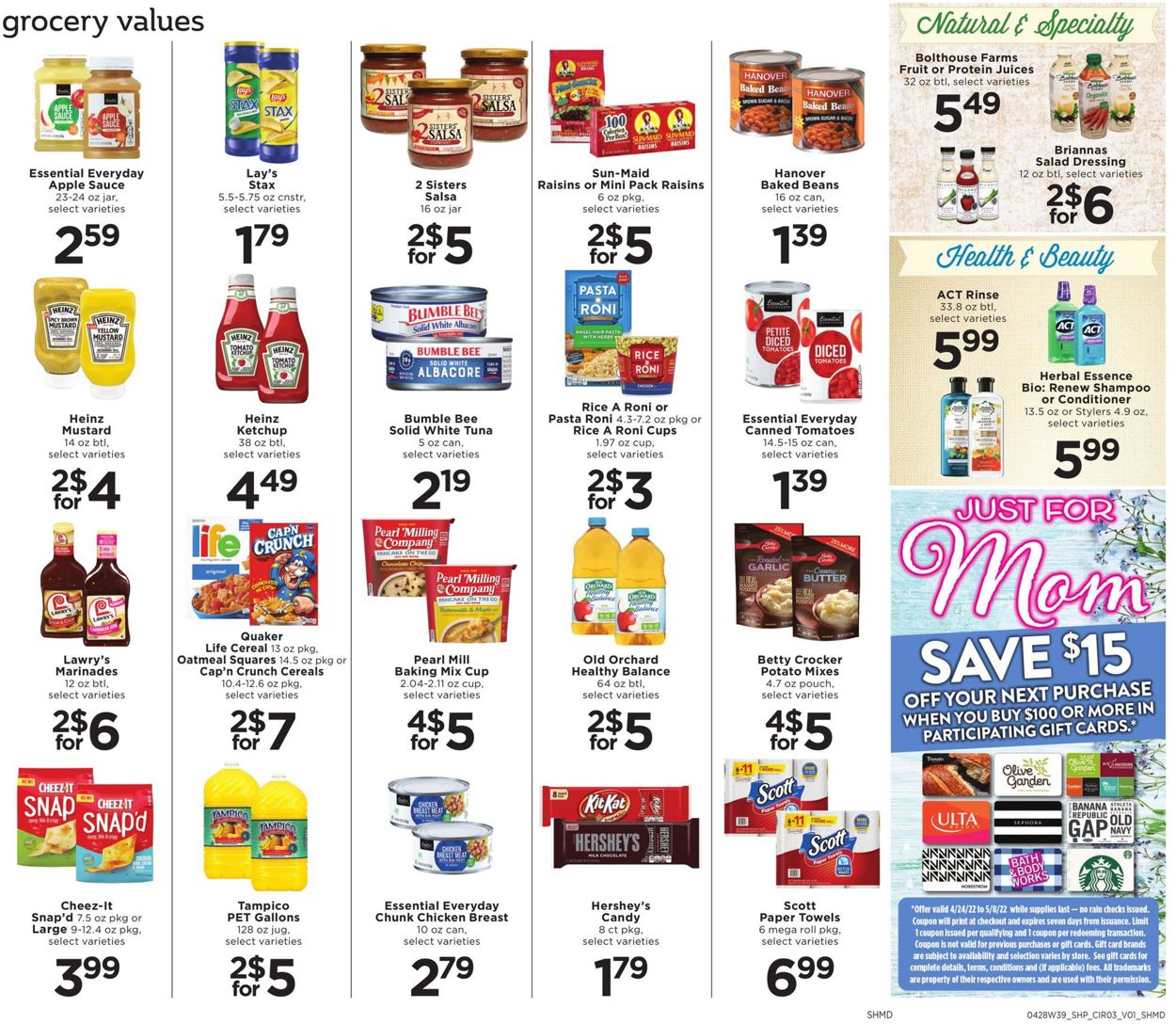 Shoppers Food & Pharmacy Weekly Ad Circular - valid 04/28-05/04/2022 (Page 4)