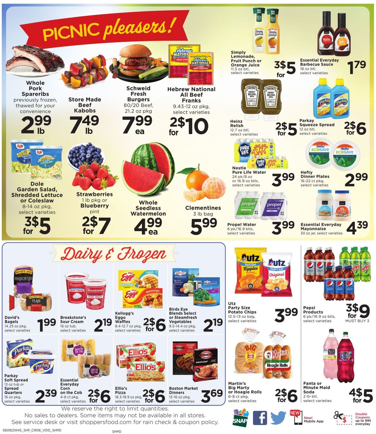 Shoppers Food & Pharmacy Weekly Ad Circular - valid 06/09-06/15/2022 (Page 6)