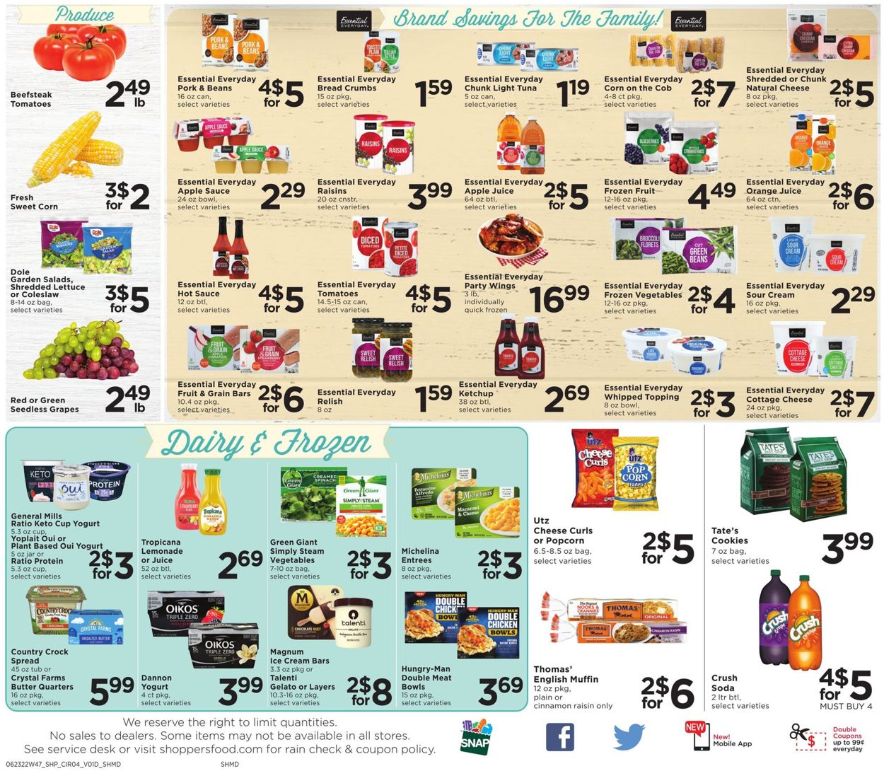 Shoppers Food & Pharmacy Weekly Ad Circular - valid 06/23-06/29/2022 (Page 4)