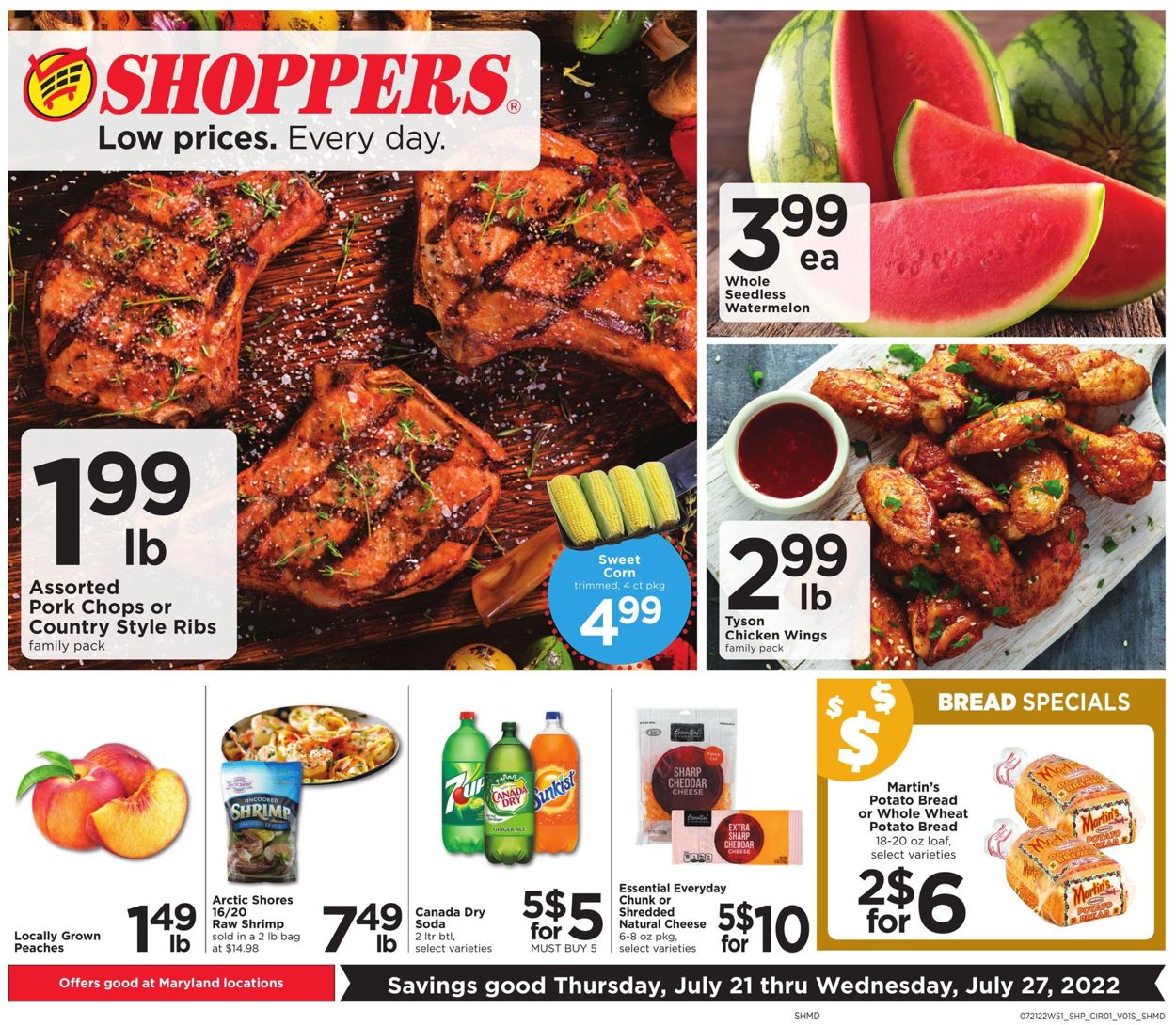 Shoppers Food & Pharmacy Weekly Ad Circular - valid 07/21-07/27/2022