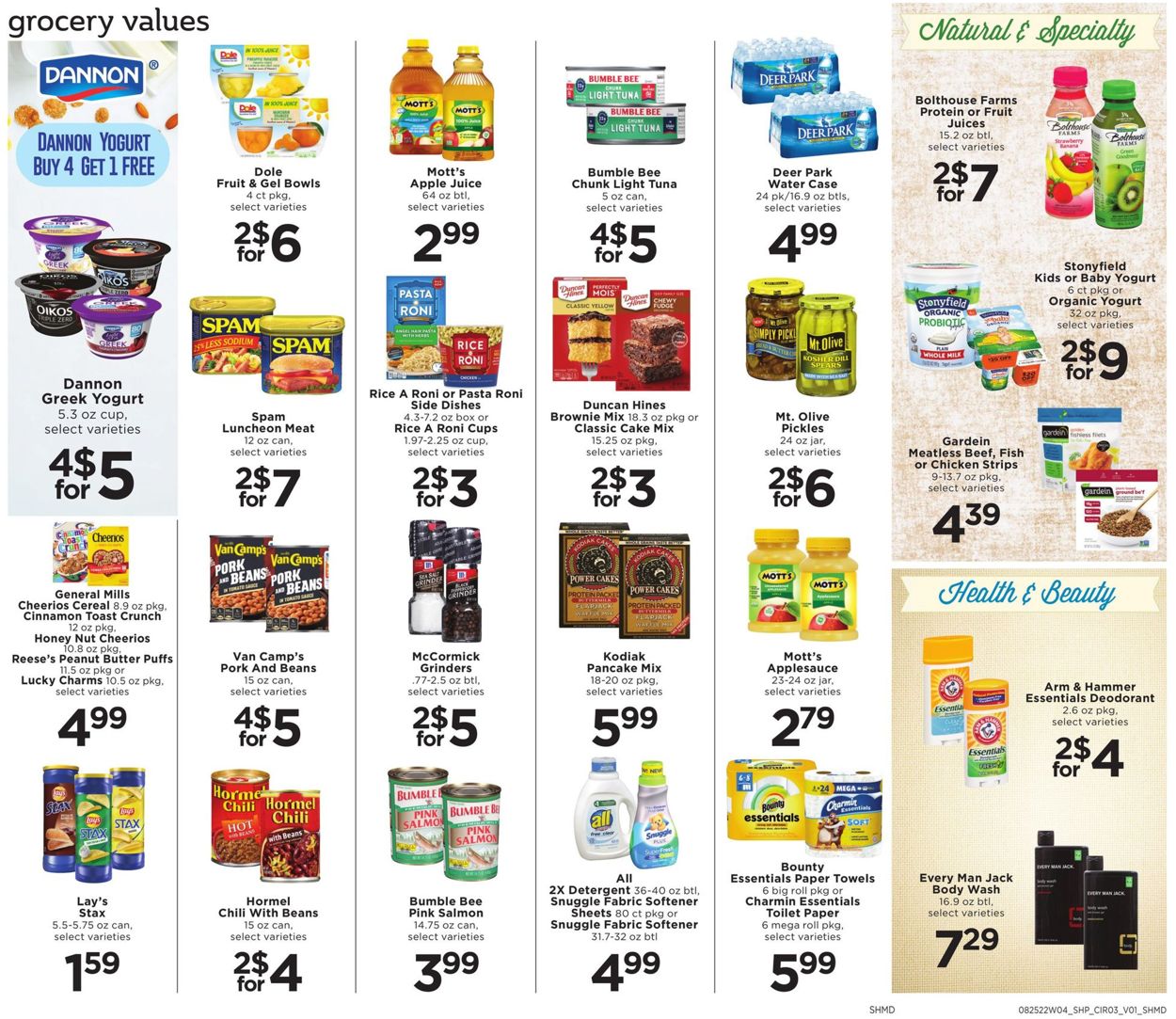 Shoppers Food & Pharmacy Weekly Ad Circular - valid 08/25-08/31/2022 (Page 3)