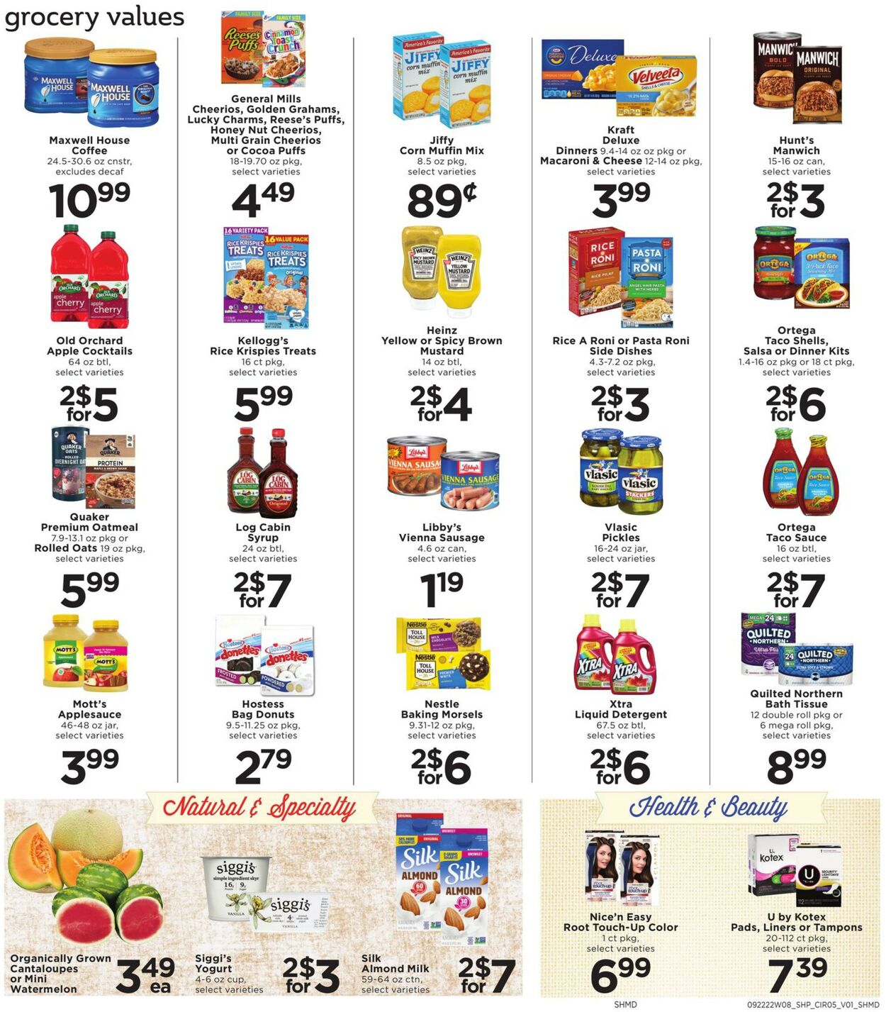 Shoppers Food & Pharmacy Weekly Ad Circular - valid 09/22-09/28/2022 (Page 5)