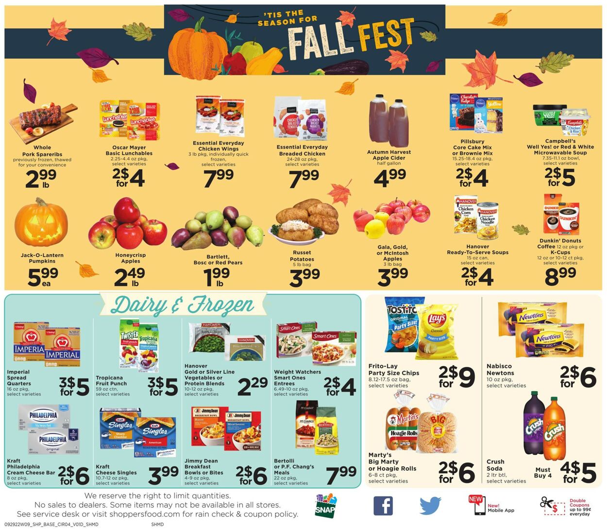 Shoppers Food & Pharmacy Weekly Ad Circular - valid 09/29-10/05/2022 (Page 4)