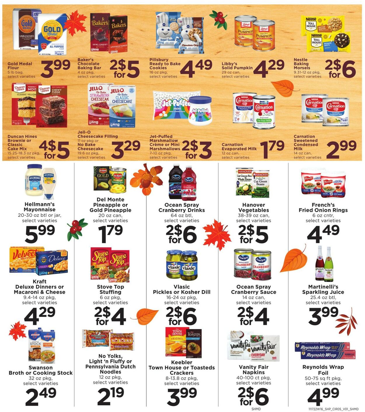 Shoppers Food & Pharmacy Weekly Ad Circular - valid 11/17-11/24/2022 (Page 5)