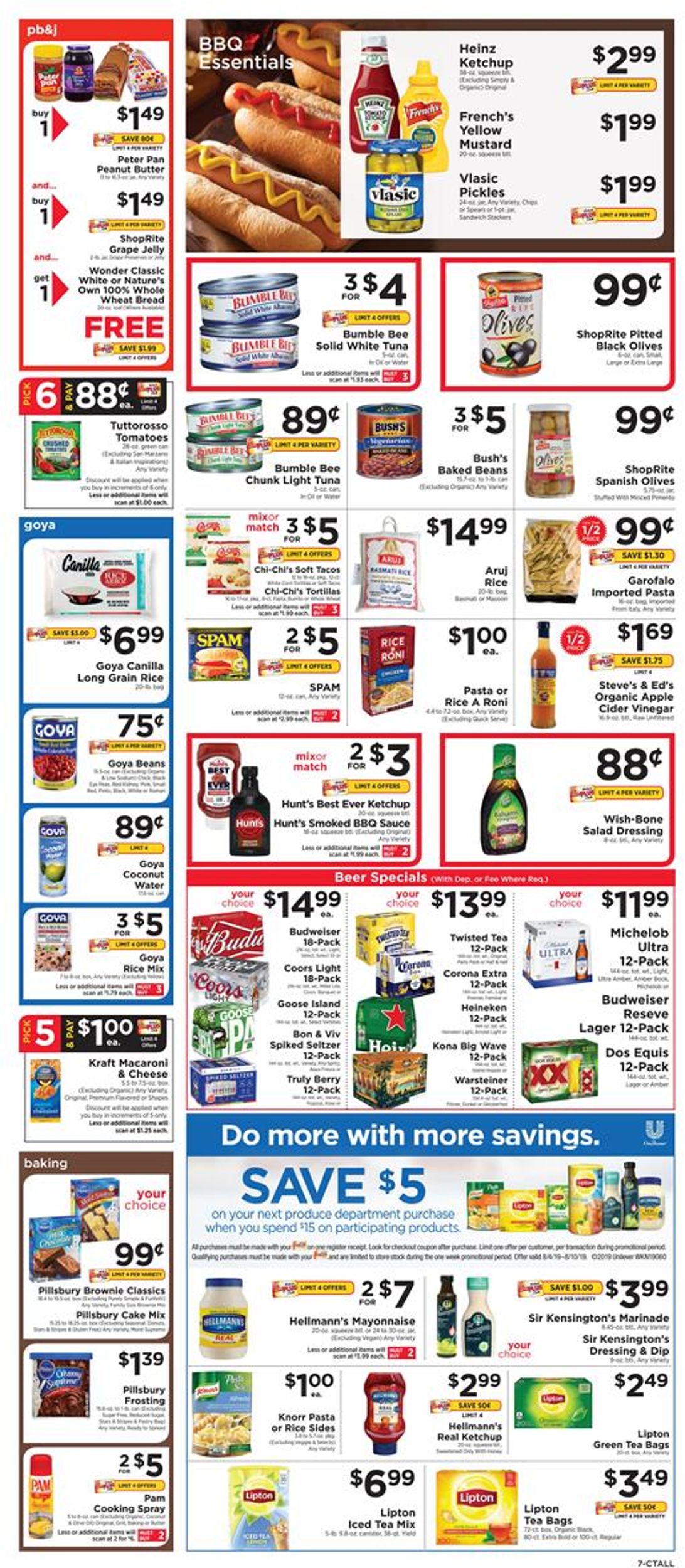 ShopRite Weekly Ad Circular - valid 08/04-08/10/2019 (Page 7)