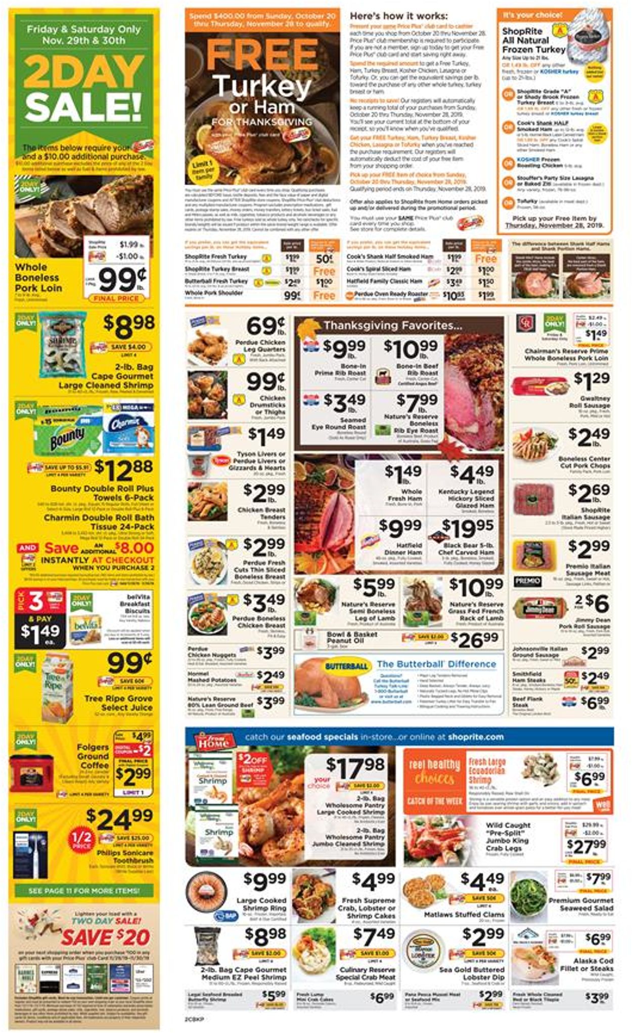 ShopRite Weekly Ad Circular - valid 11/24-11/30/2019 (Page 2)