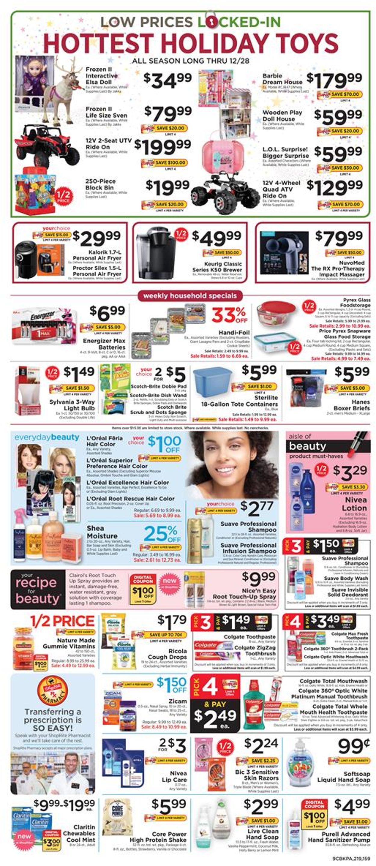ShopRite - Holiday Ad 2019 Weekly Ad Circular - valid 12/22-12/28/2019 (Page 11)