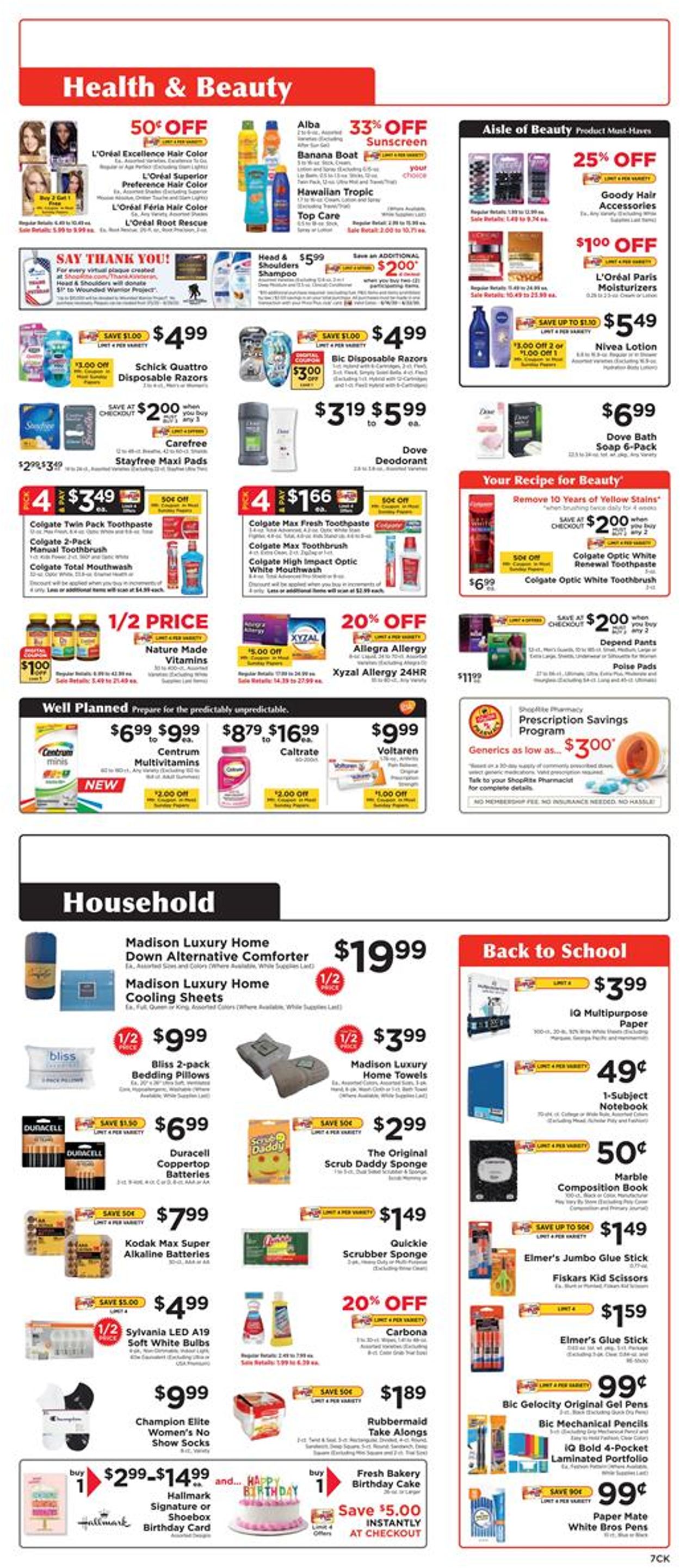 ShopRite Weekly Ad Circular - valid 08/16-08/22/2020 (Page 7)