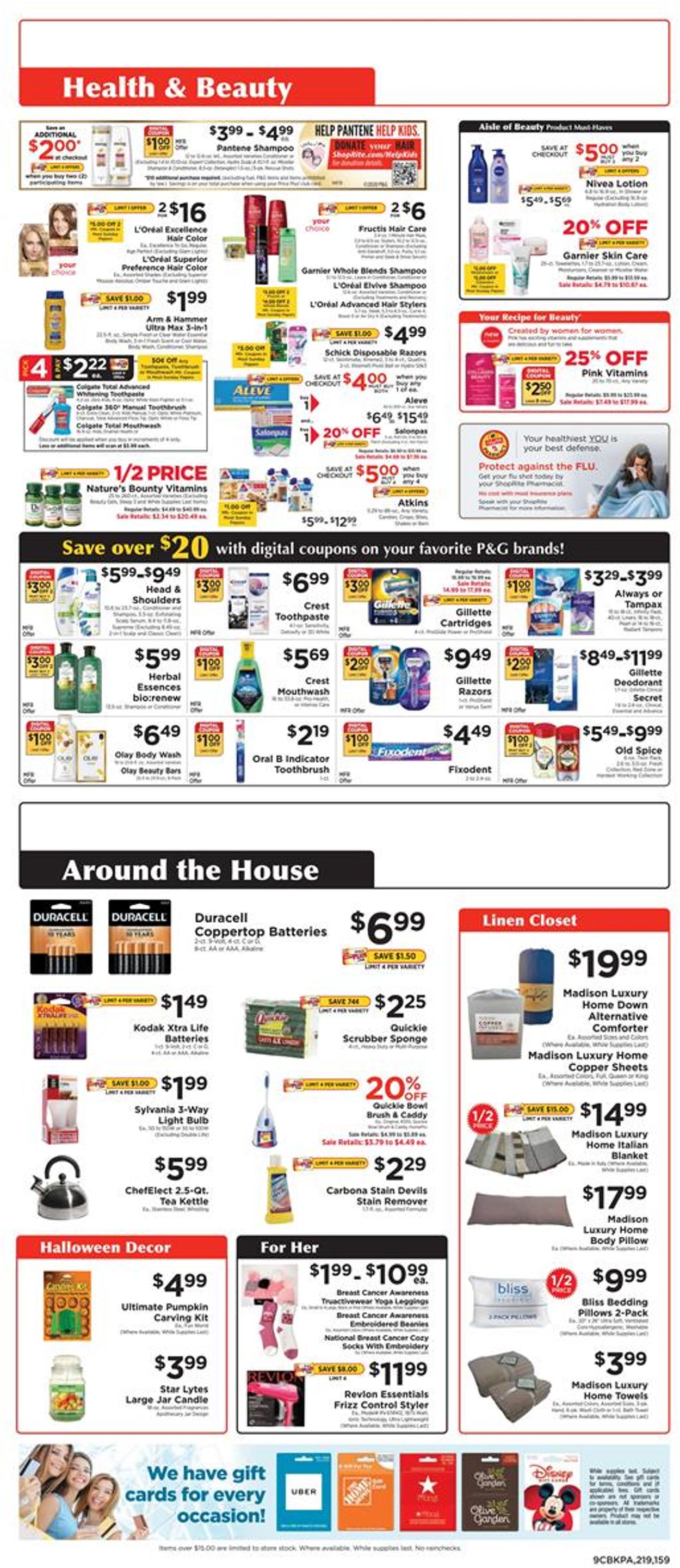 ShopRite Weekly Ad Circular - valid 09/13-09/19/2020 (Page 10)