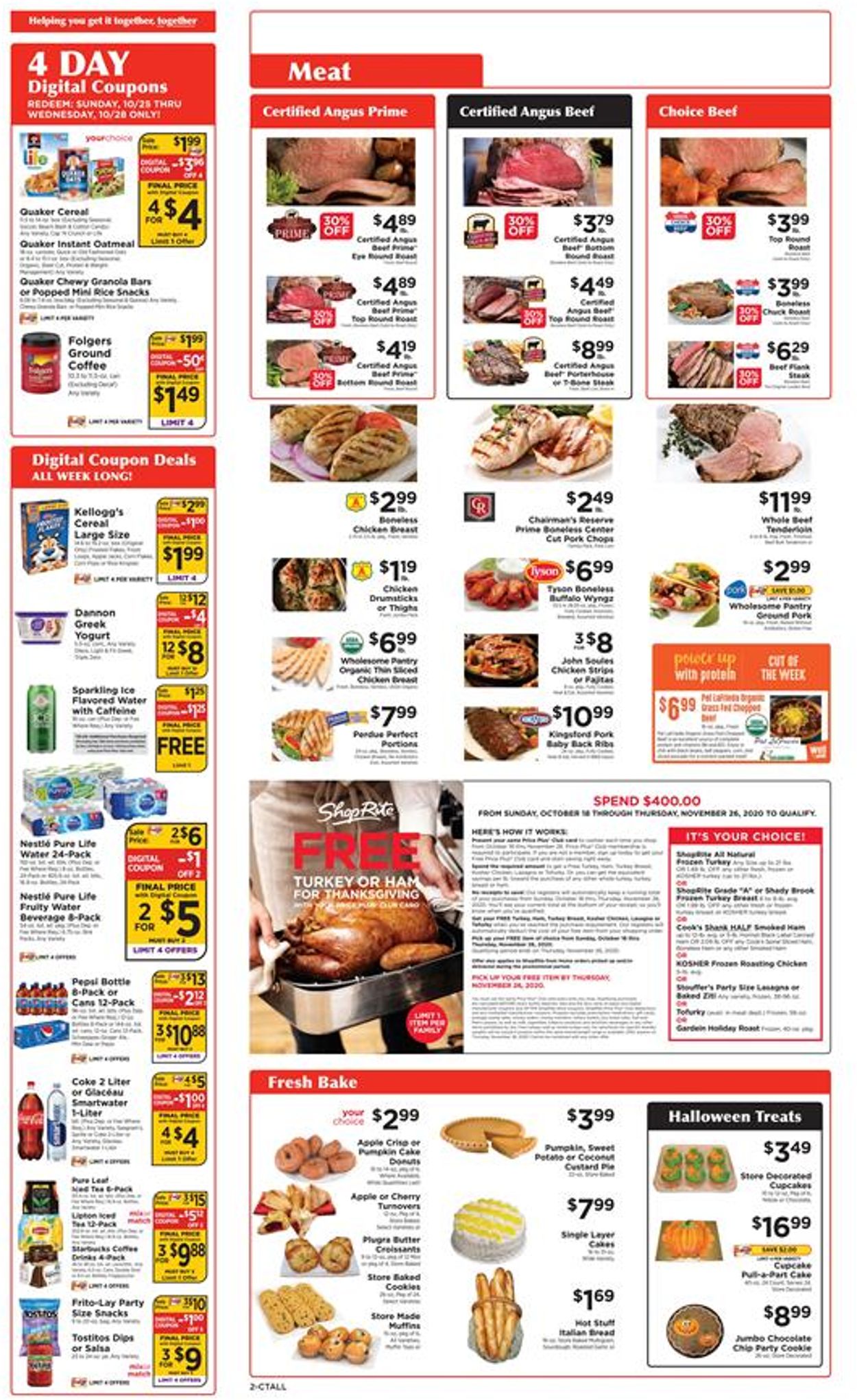 ShopRite Weekly Ad Circular - valid 10/25-10/31/2020 (Page 2)