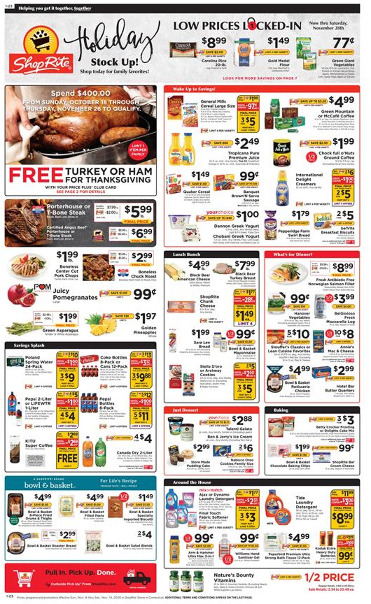 ShopRite Holiday Weekly Ad Circular - valid 11/08-11/14/2020