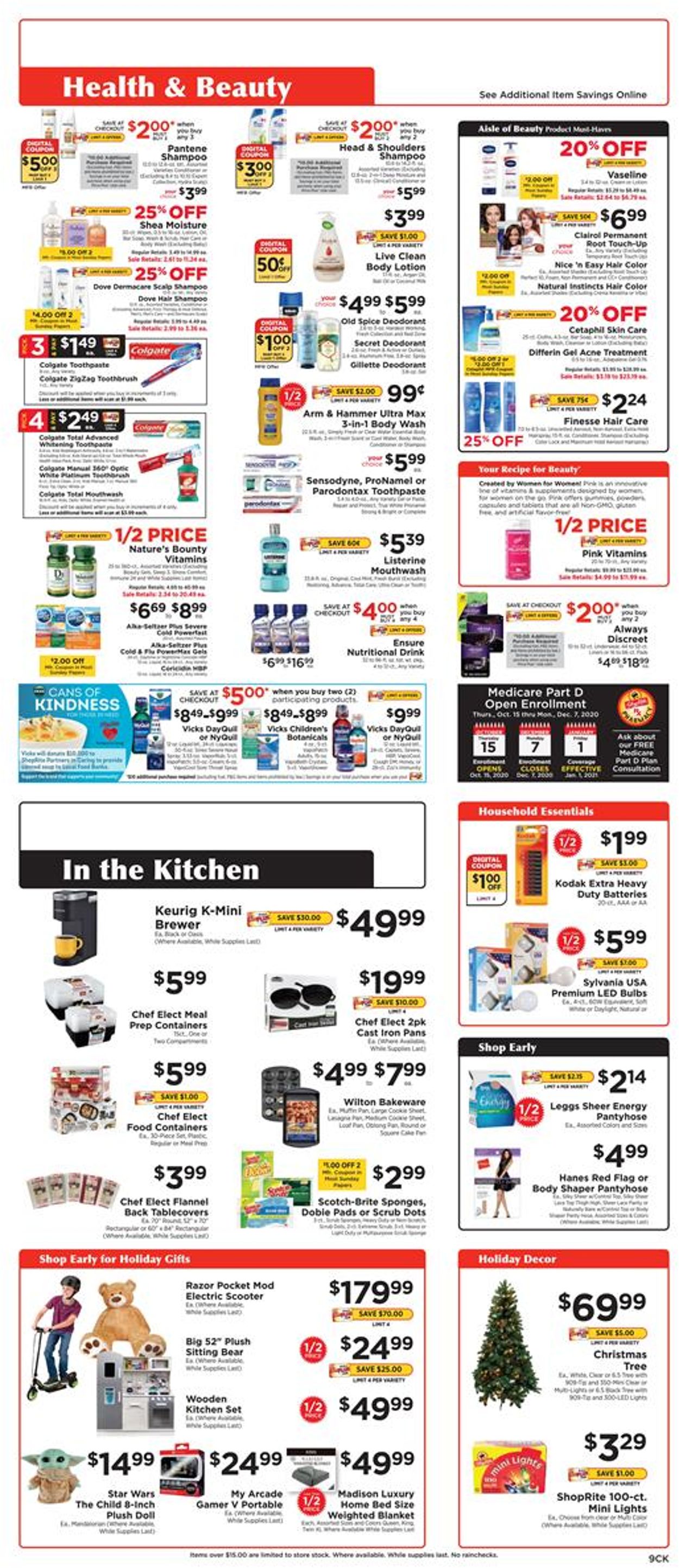 ShopRite Holiday Weekly Ad Circular - valid 11/08-11/14/2020 (Page 9)