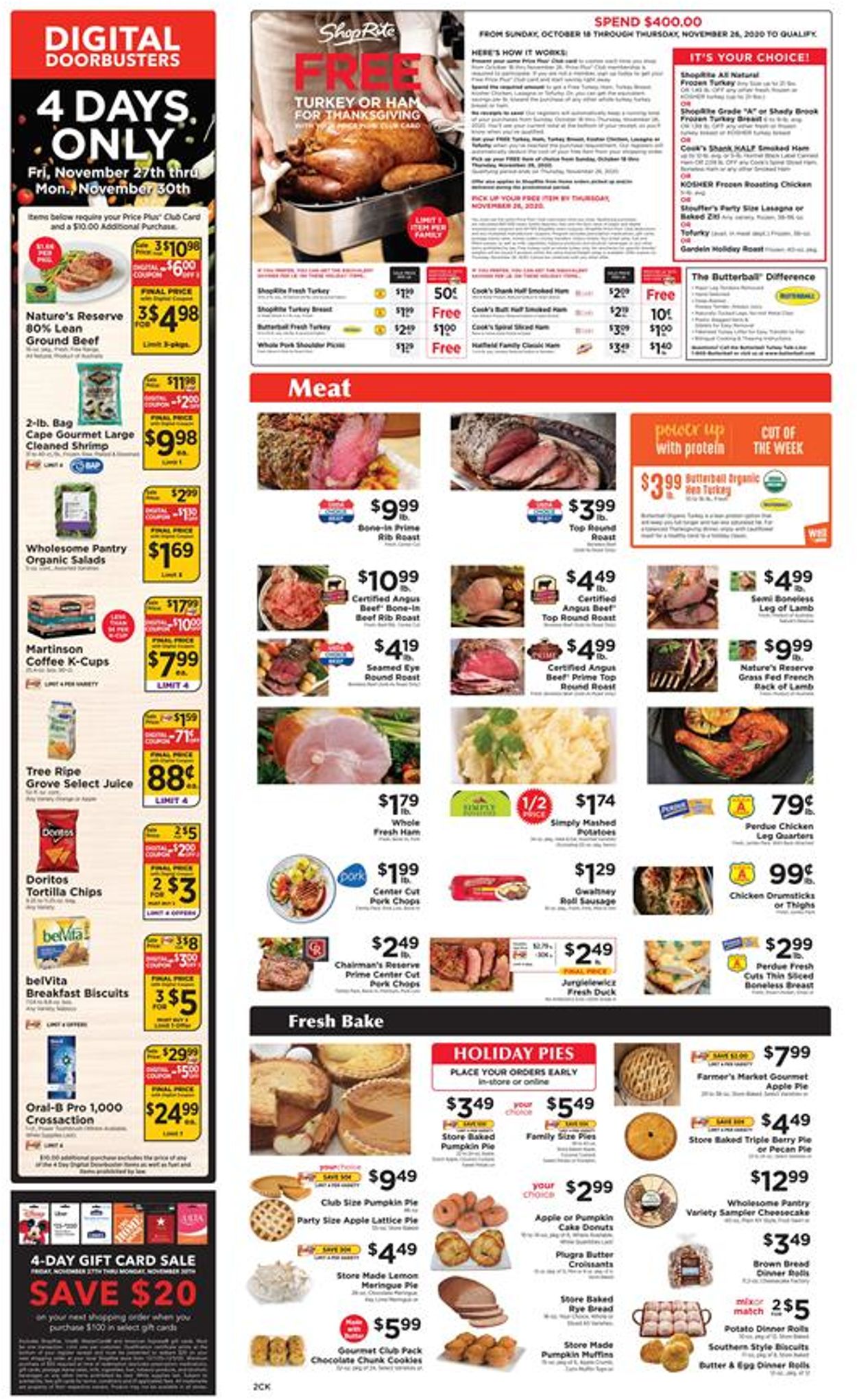 ShopRite Thanksgiving 2020 Weekly Ad Circular - valid 11/22-11/28/2020 (Page 2)