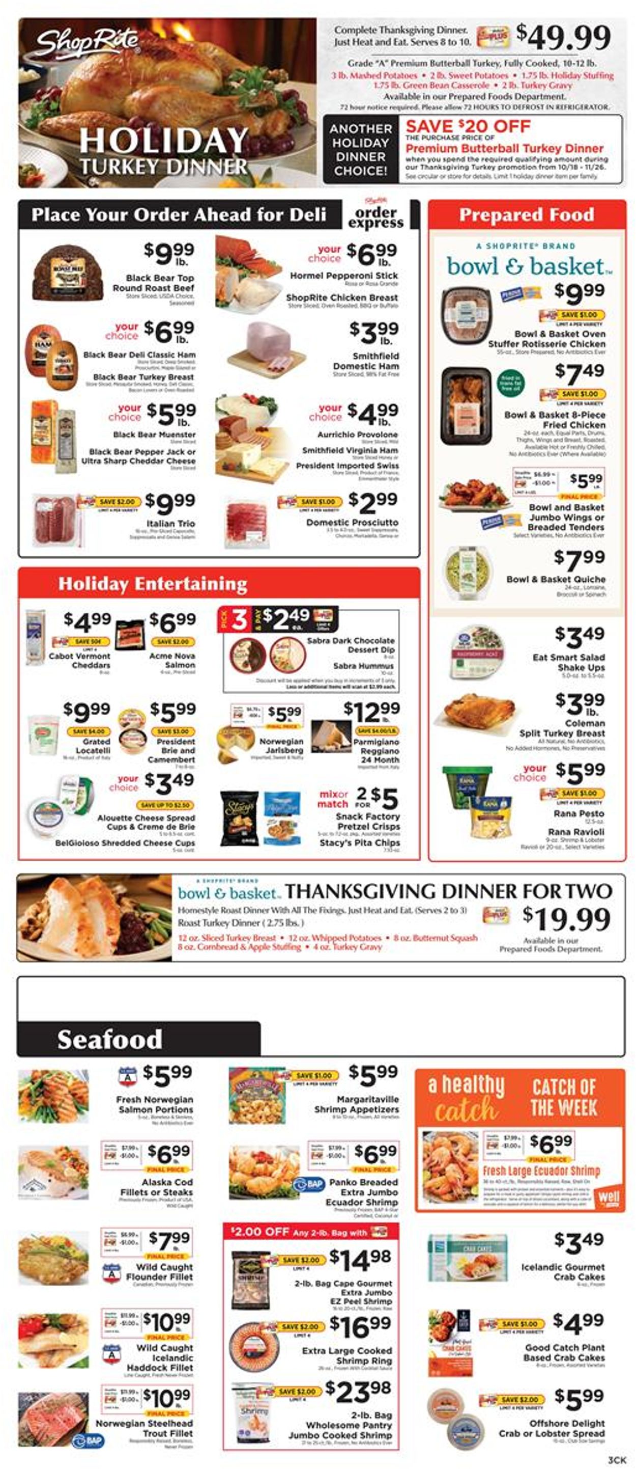 ShopRite Thanksgiving 2020 Weekly Ad Circular - valid 11/22-11/28/2020 (Page 3)