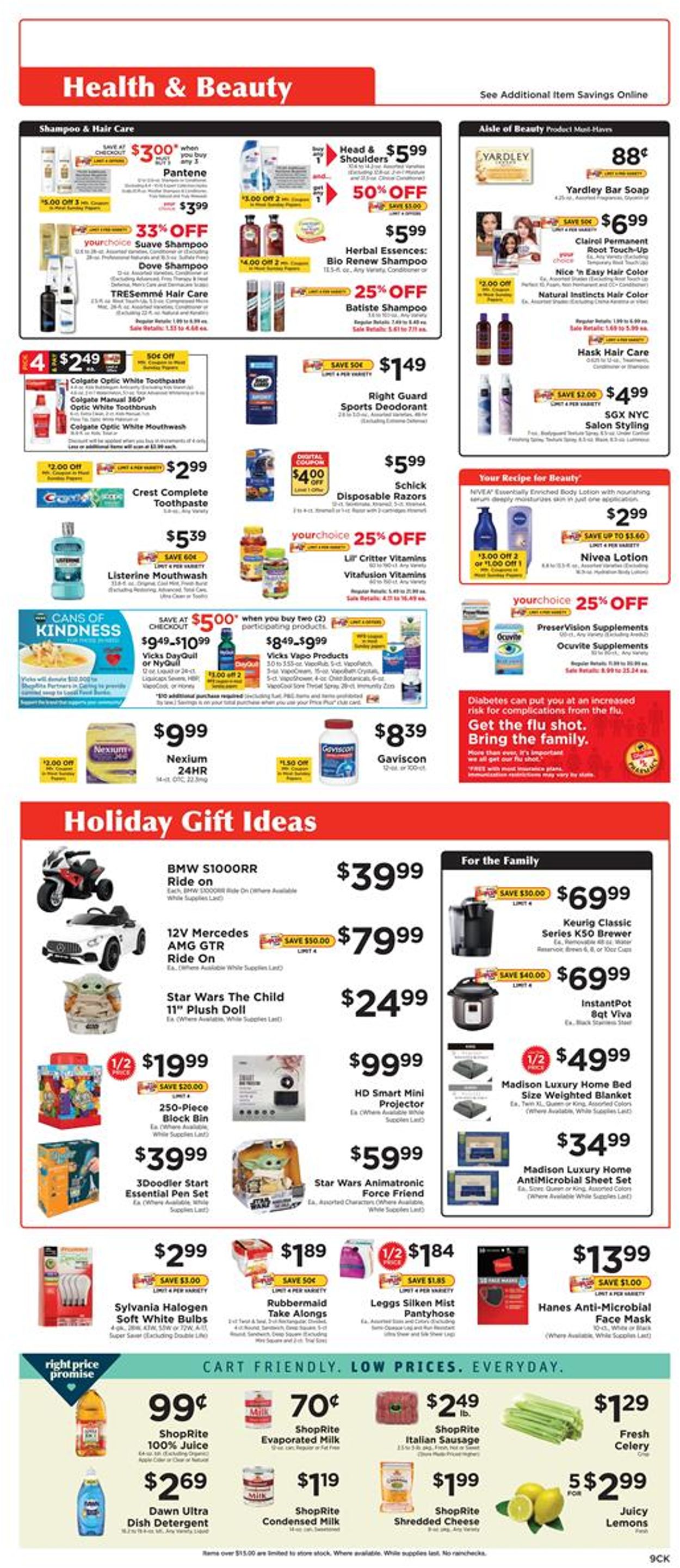 ShopRite Thanksgiving 2020 Weekly Ad Circular - valid 11/22-11/28/2020 (Page 9)