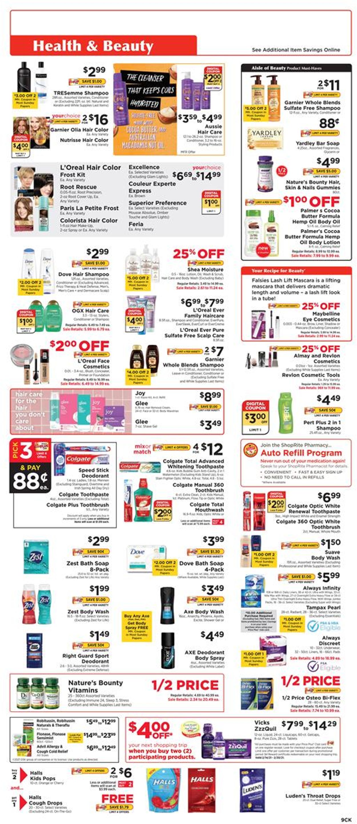 ShopRite Weekly Ad Circular - valid 02/14-02/20/2021 (Page 9)