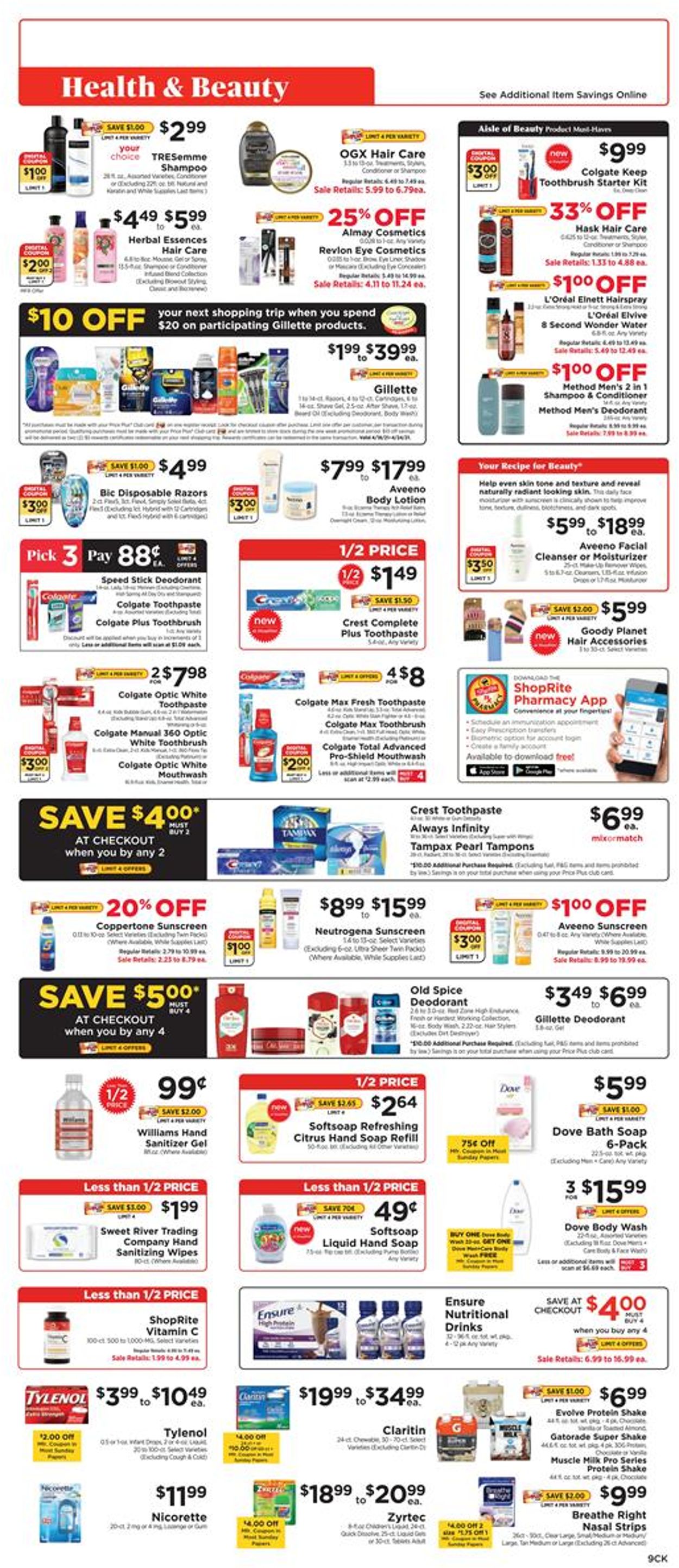 ShopRite Weekly Ad Circular - valid 04/18-04/24/2021 (Page 9)