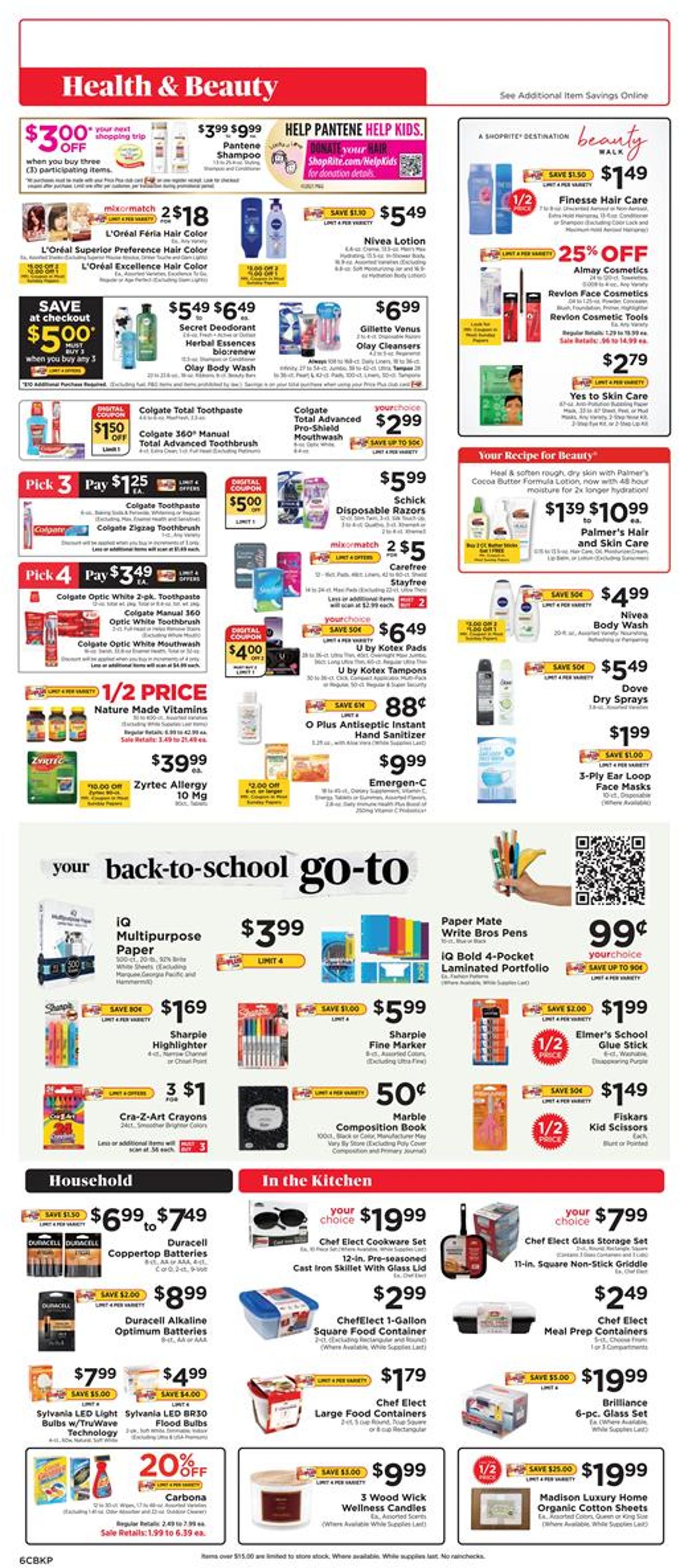 ShopRite Weekly Ad Circular - valid 08/15-08/21/2021 (Page 6)