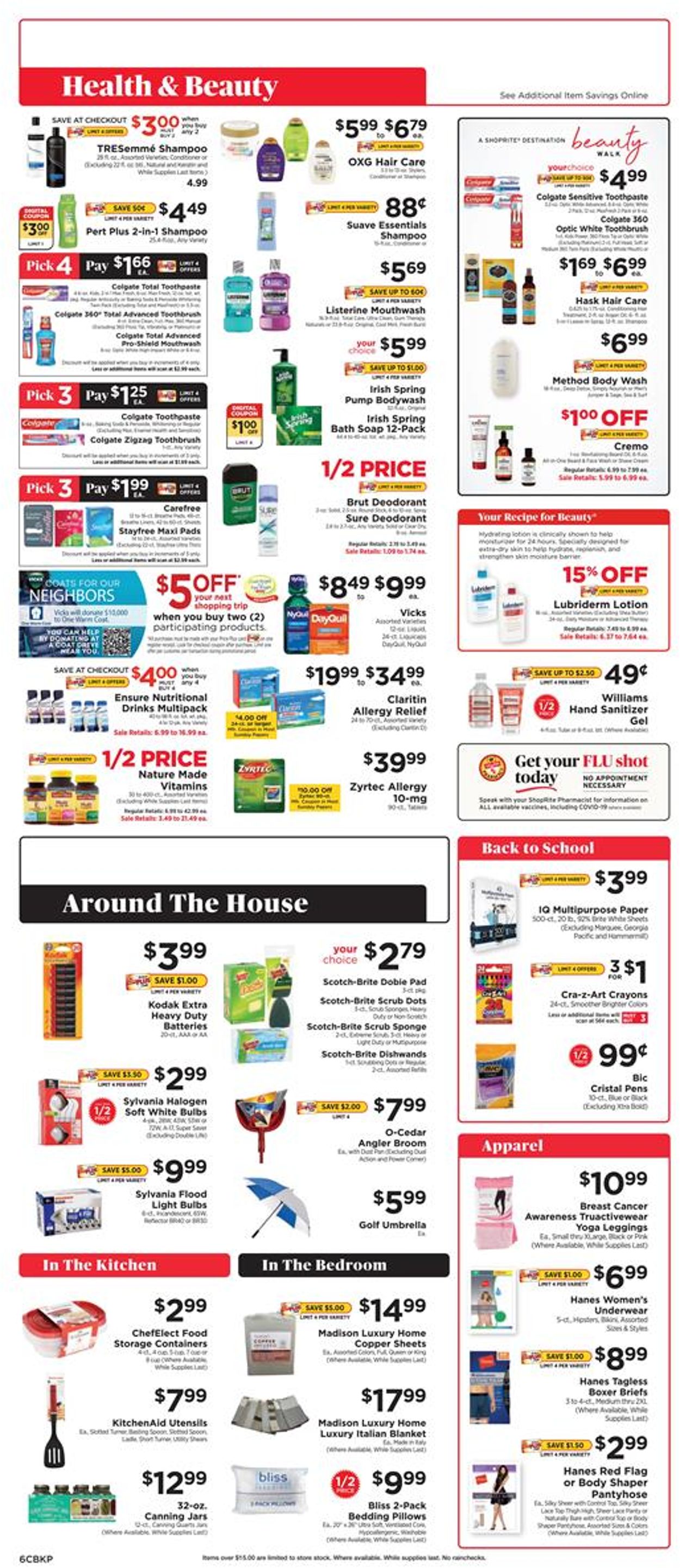 ShopRite Weekly Ad Circular - valid 09/19-09/25/2021 (Page 6)