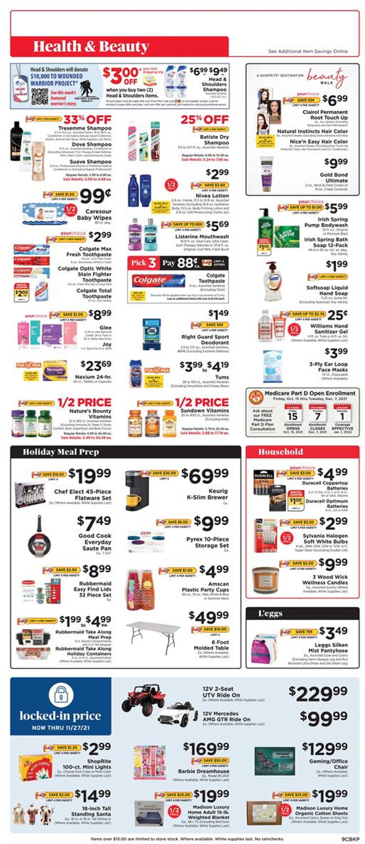 ShopRite THANKSGIVING 2021 Weekly Ad Circular - valid 11/21-11/27/2021 (Page 9)