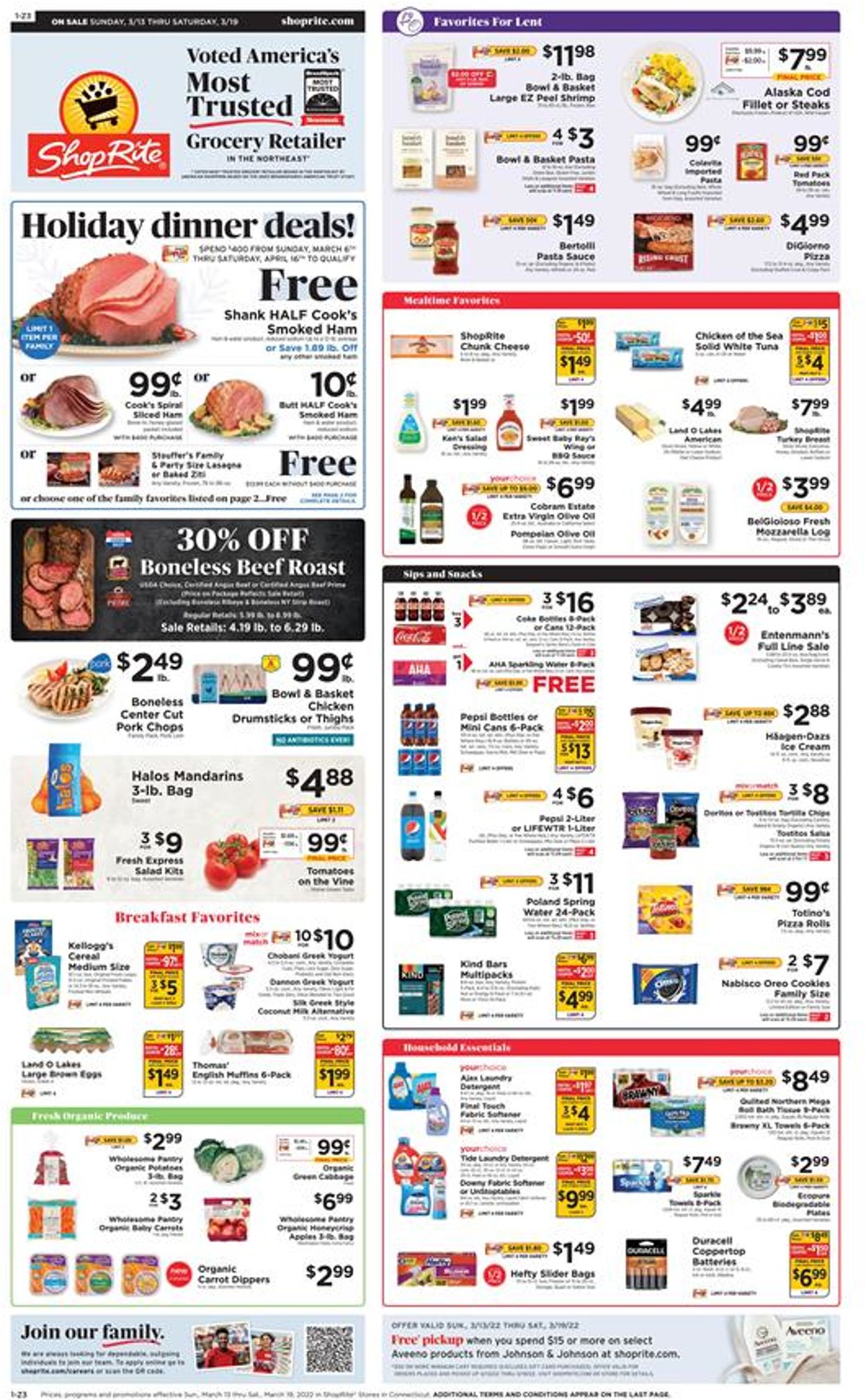 ShopRite Weekly Ad Circular - valid 03/13-03/19/2022