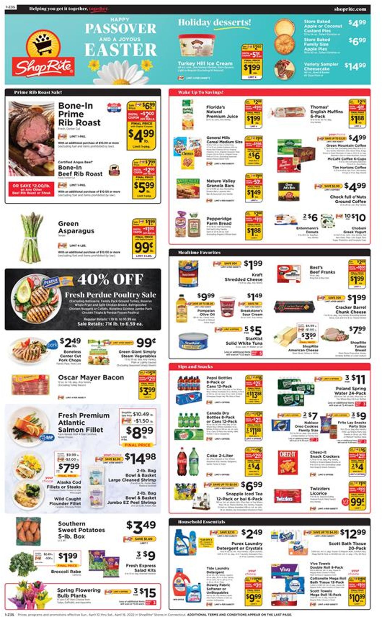 ShopRite Weekly Ad Circular - valid 04/10-04/16/2022