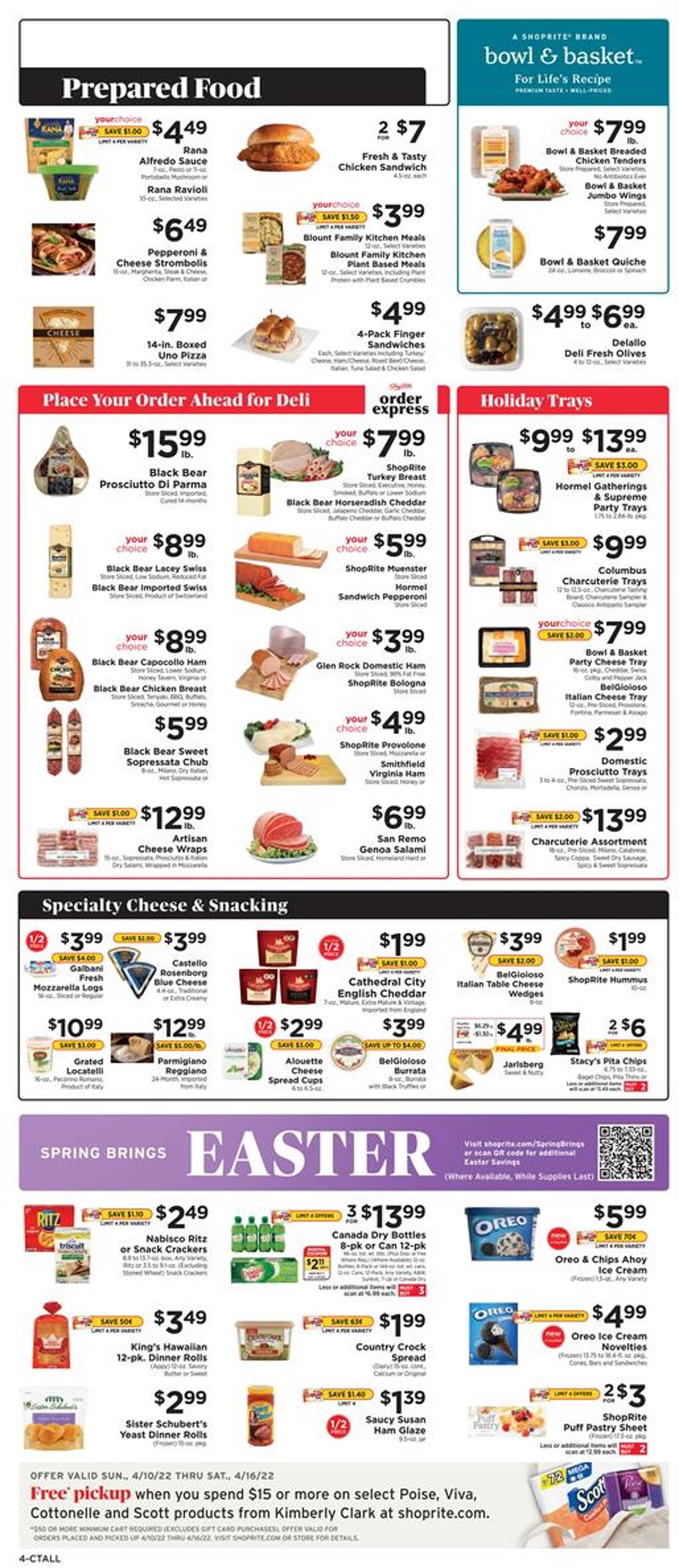 ShopRite Weekly Ad Circular - valid 04/10-04/16/2022 (Page 4)