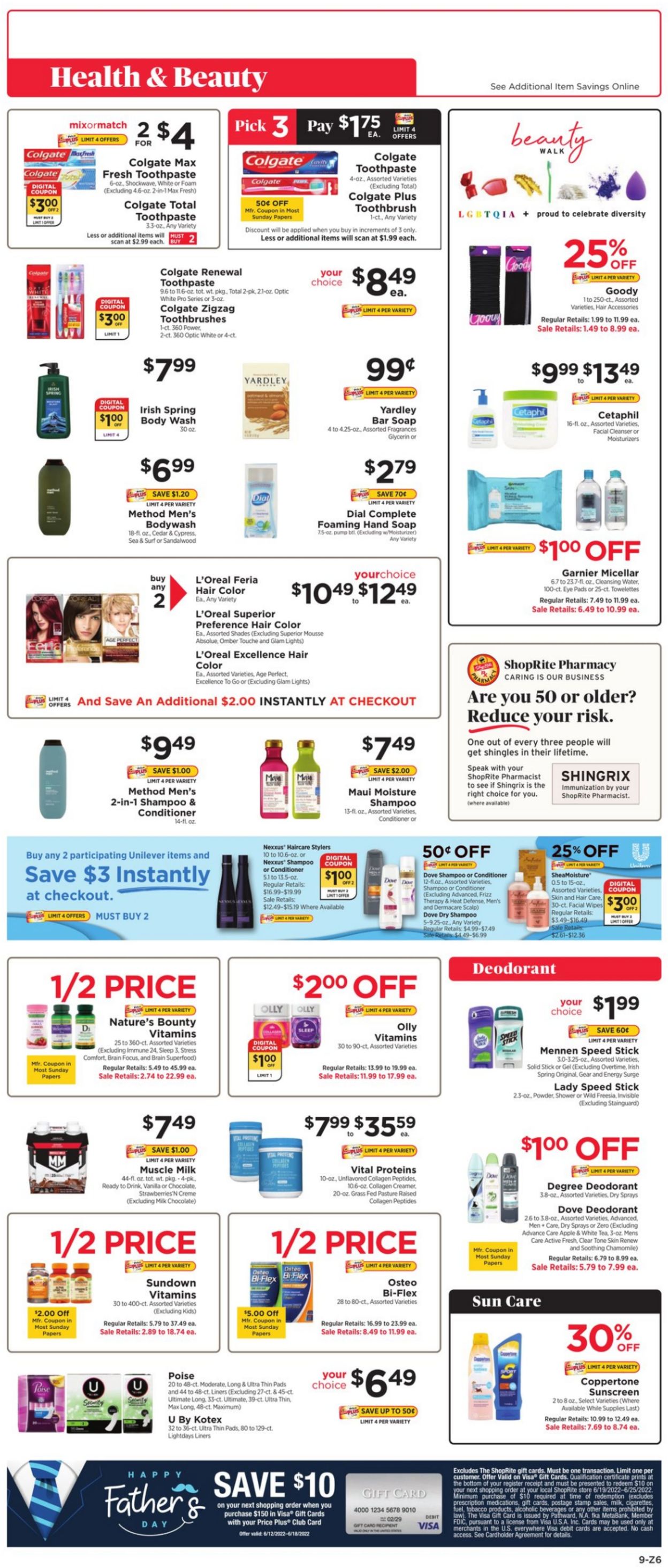ShopRite Weekly Ad Circular - valid 06/12-06/18/2022 (Page 9)