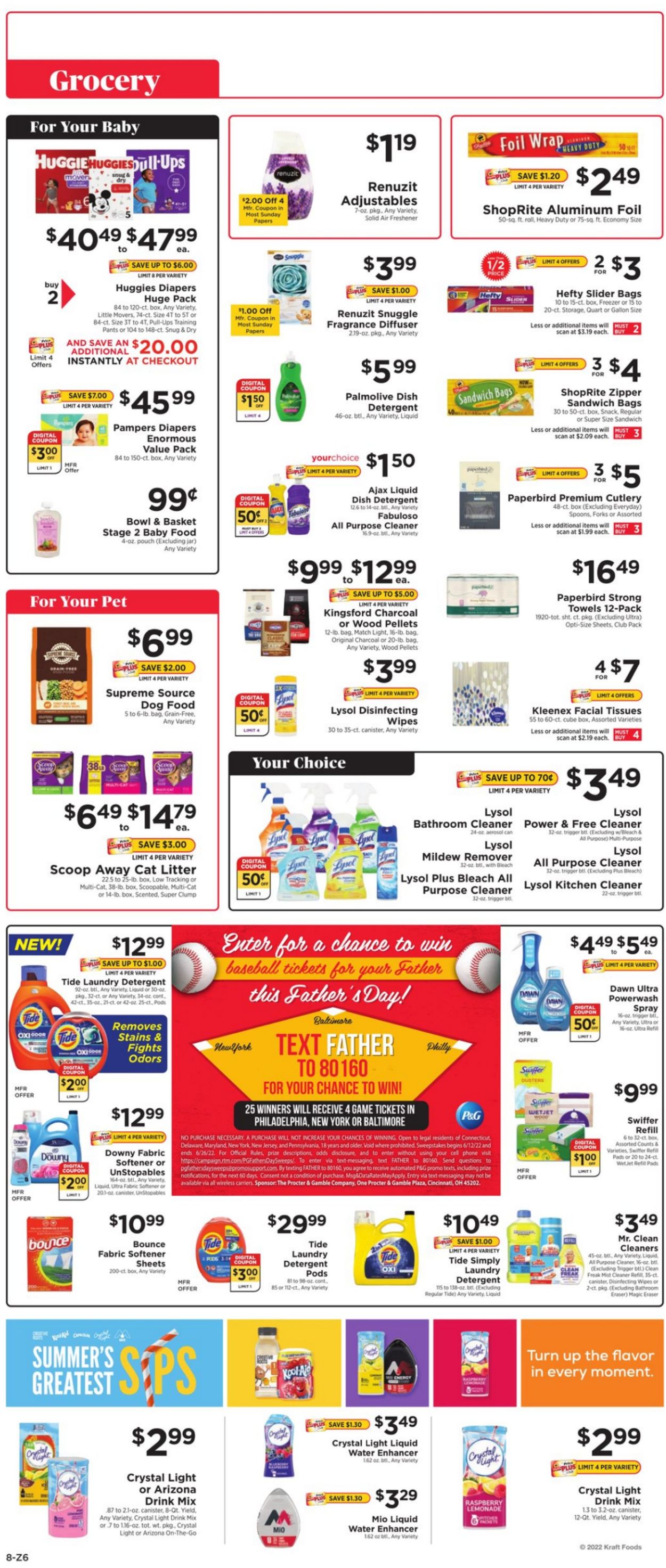 ShopRite Weekly Ad Circular - valid 06/19-06/25/2022 (Page 8)