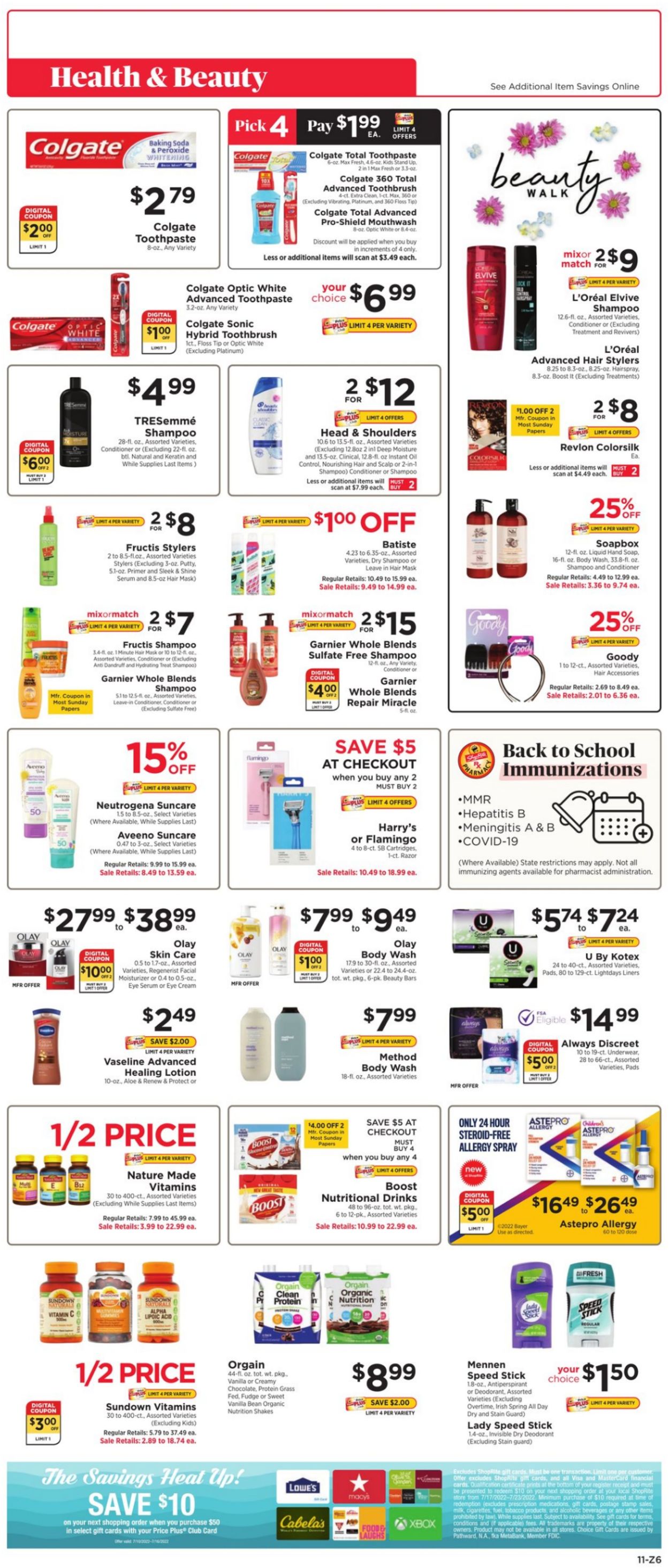 ShopRite Weekly Ad Circular - valid 07/10-07/16/2022 (Page 11)