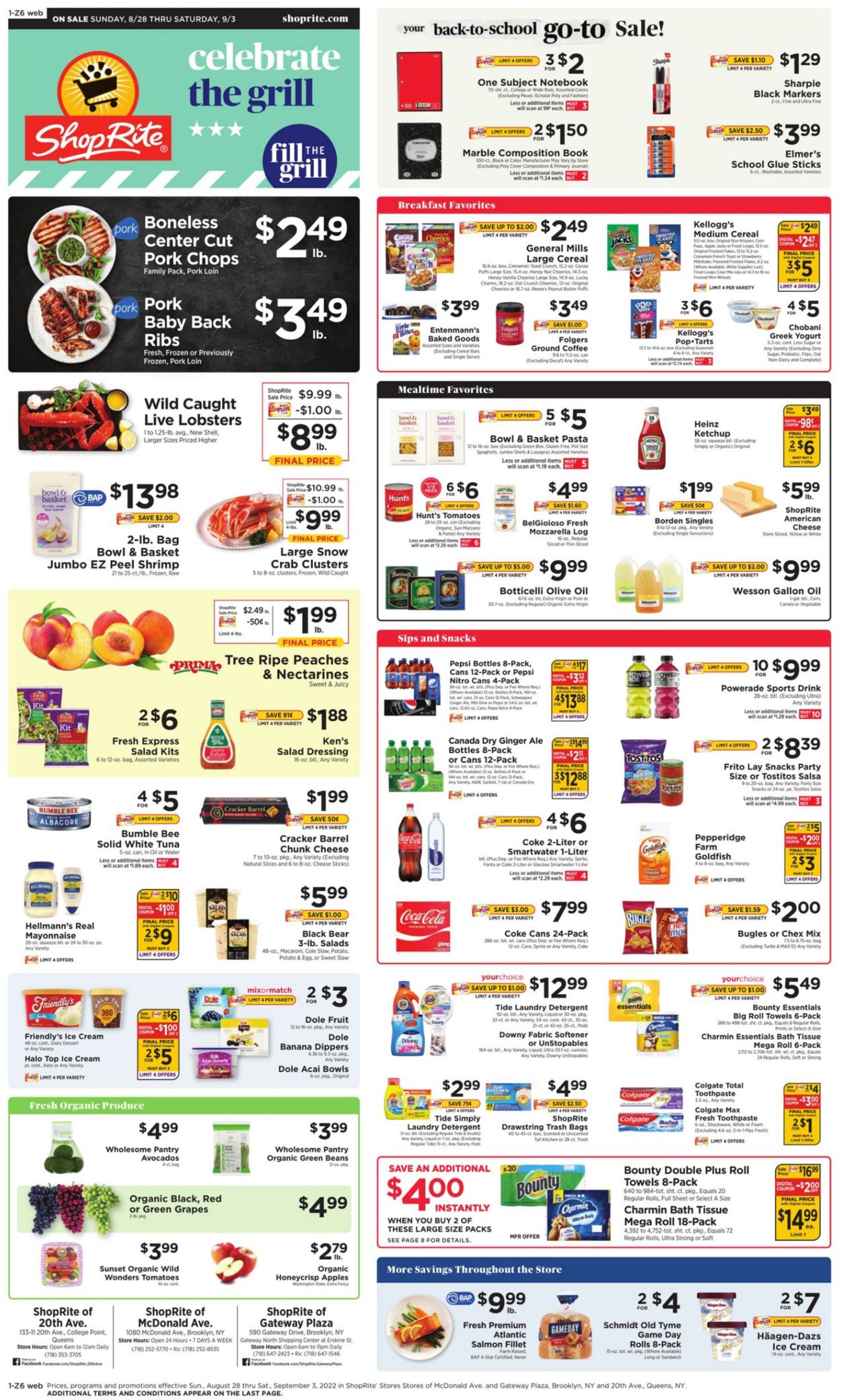 ShopRite Weekly Ad Circular - valid 08/28-09/03/2022