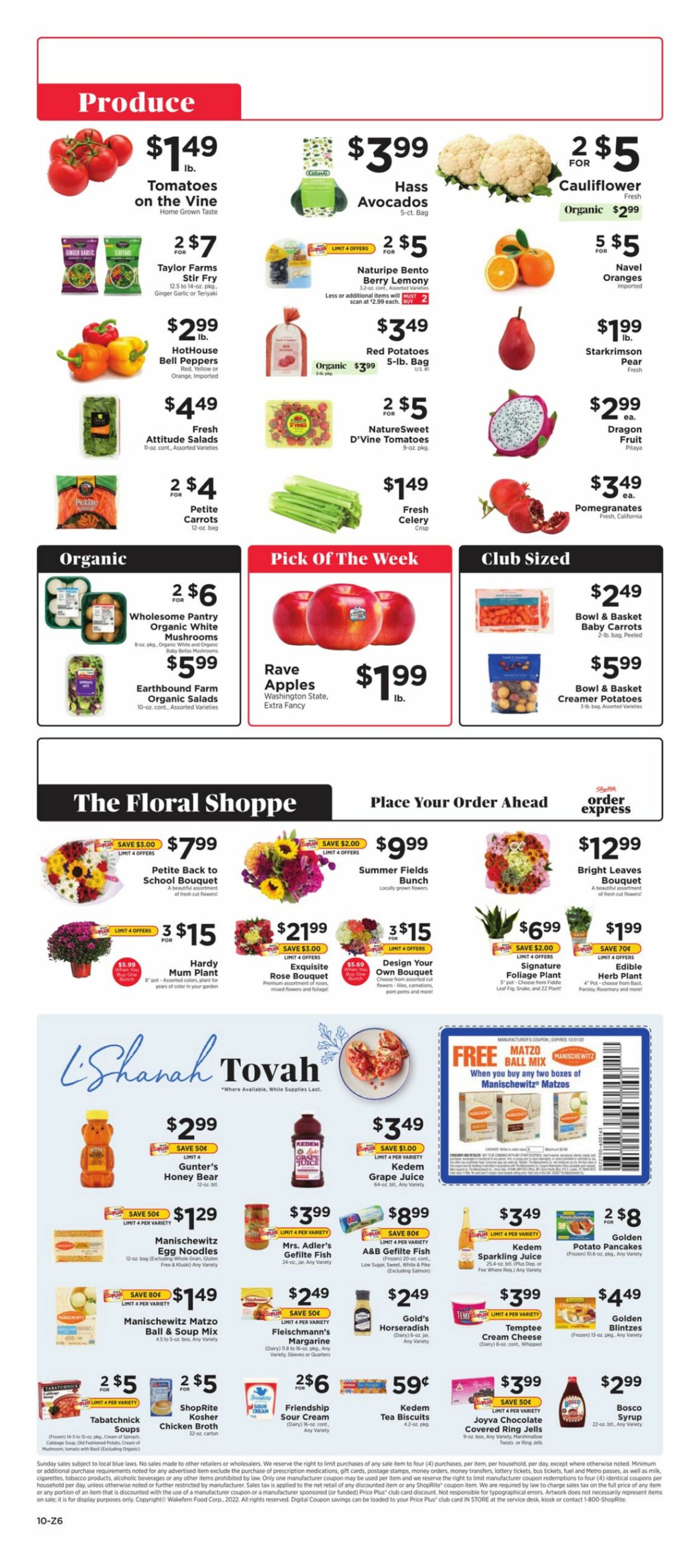 ShopRite Weekly Ad Circular - valid 09/11-09/17/2022 (Page 10)