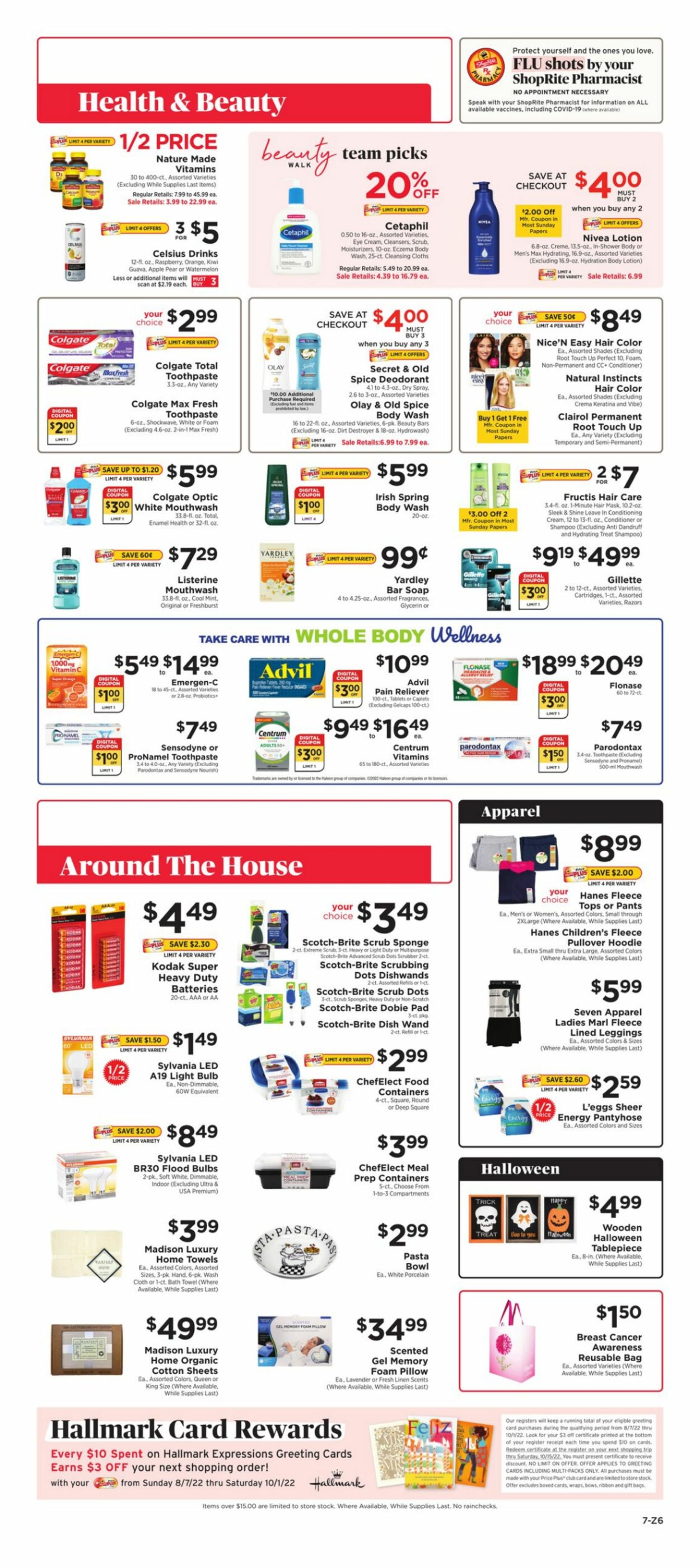 ShopRite Weekly Ad Circular - valid 09/25-10/01/2022 (Page 7)