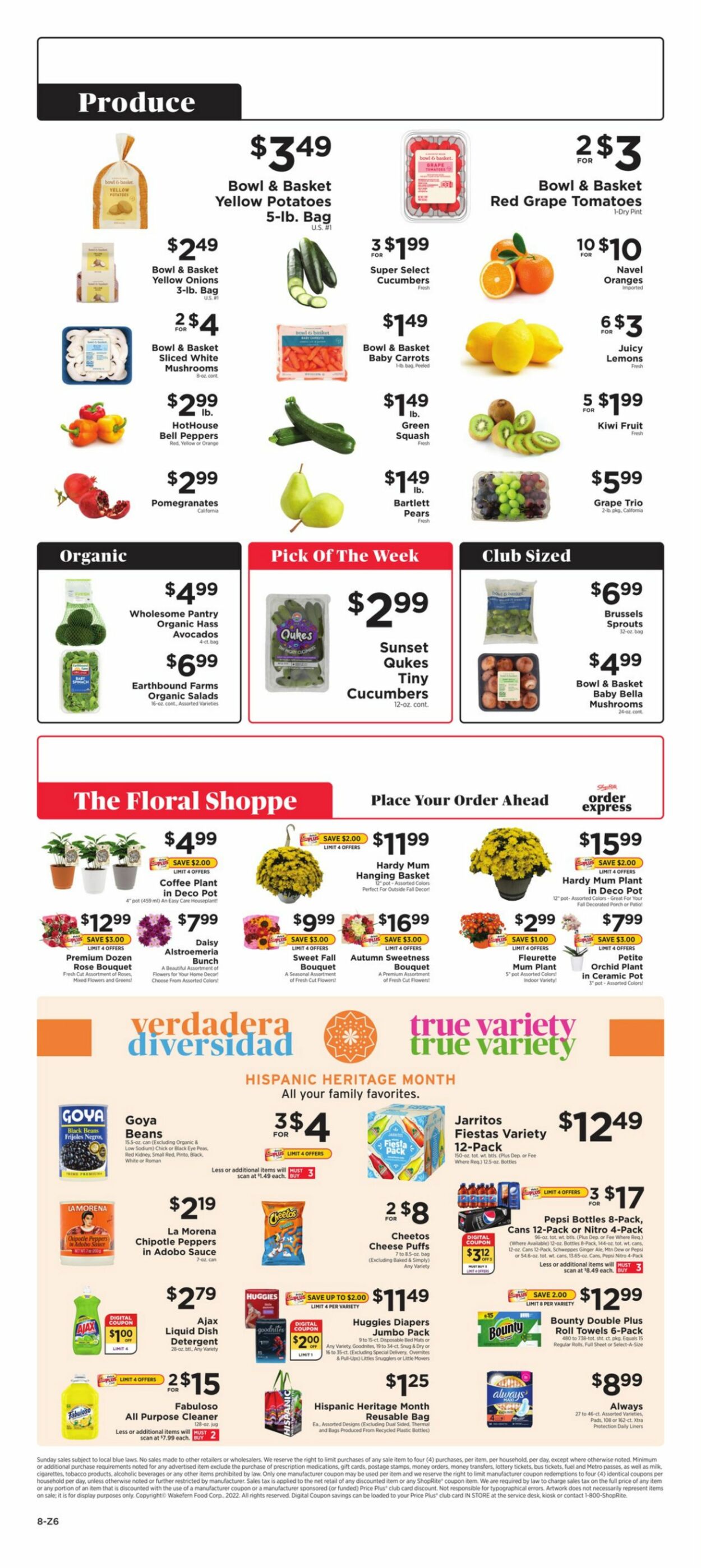 ShopRite Weekly Ad Circular - valid 09/25-10/01/2022 (Page 8)