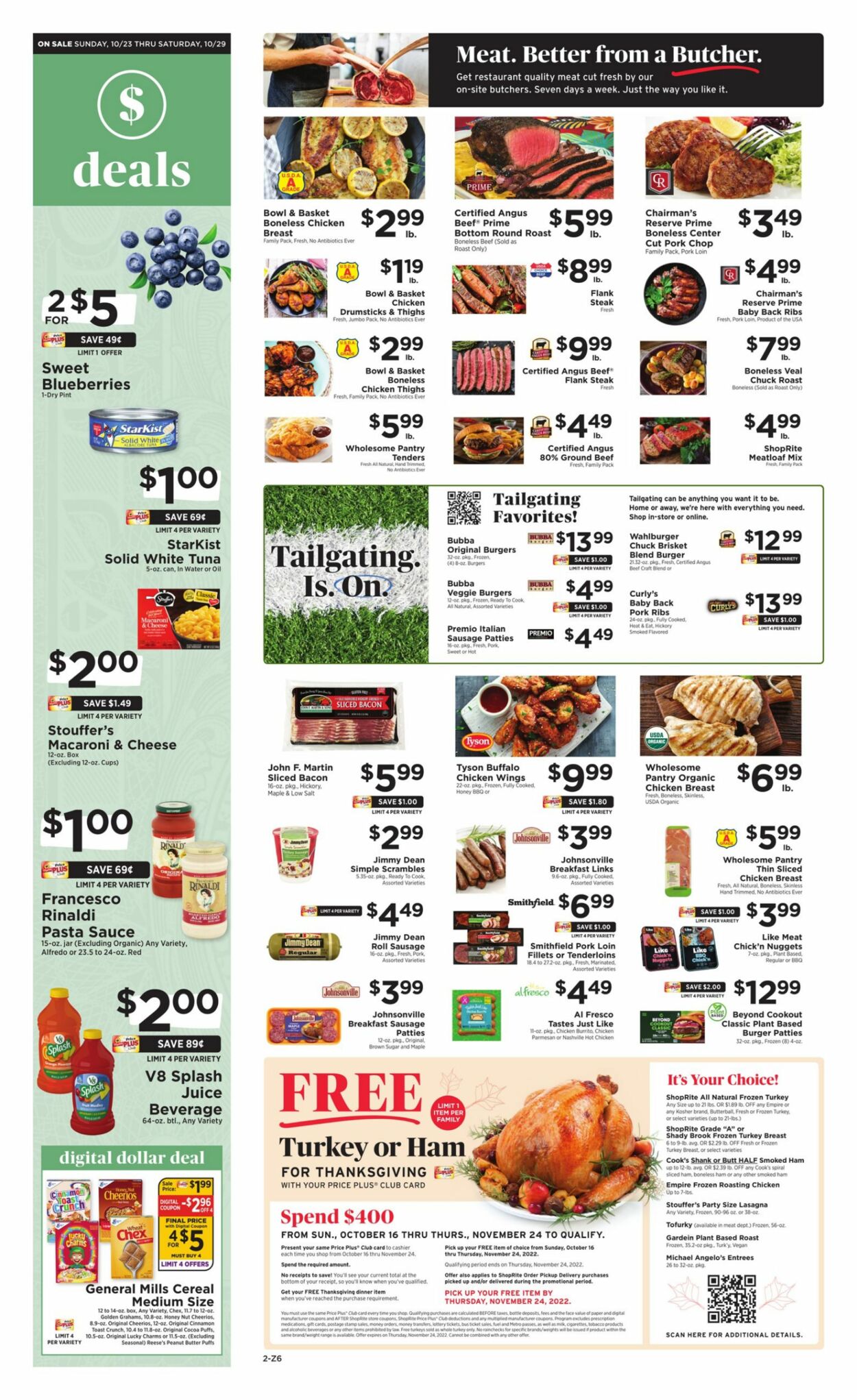 ShopRite Weekly Ad Circular - valid 10/23-10/29/2022 (Page 2)