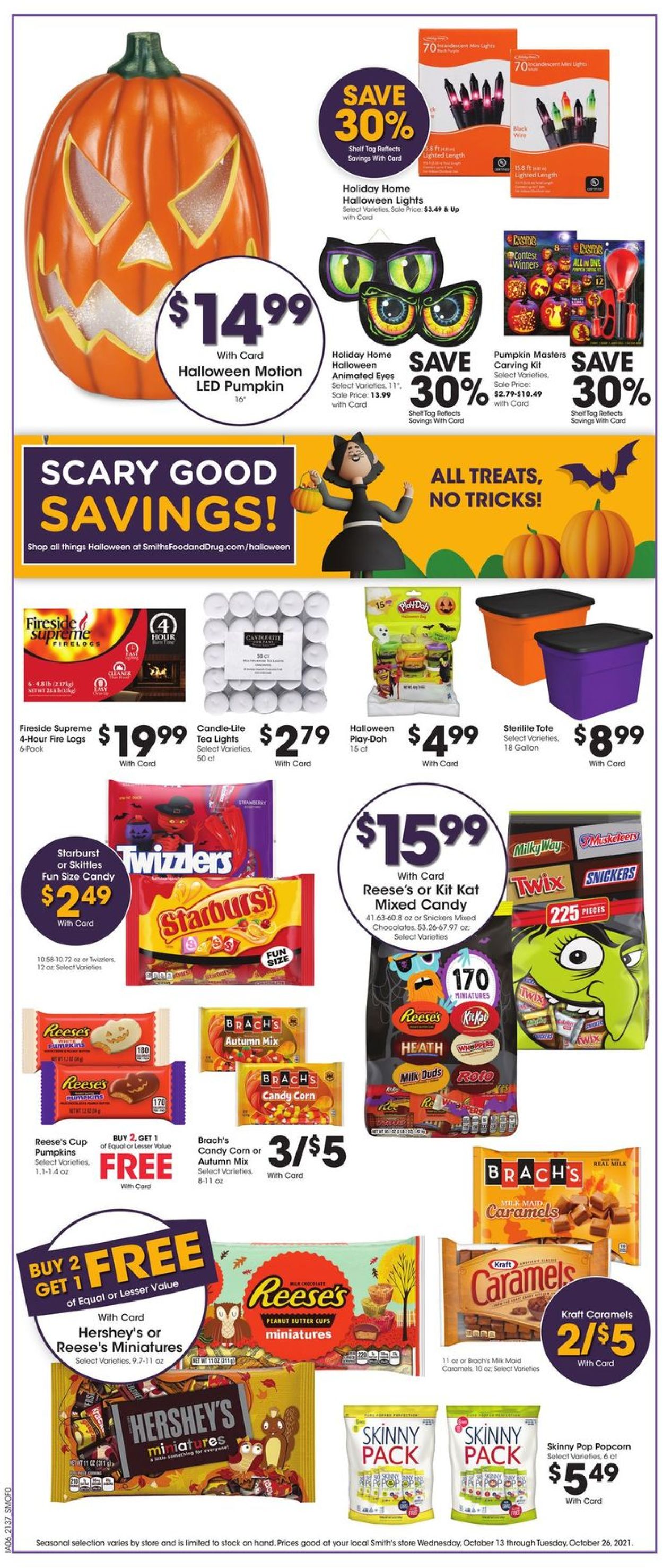 Smith's Halloween 2021 Weekly Ad Circular - valid 10/20-10/26/2021 (Page 13)