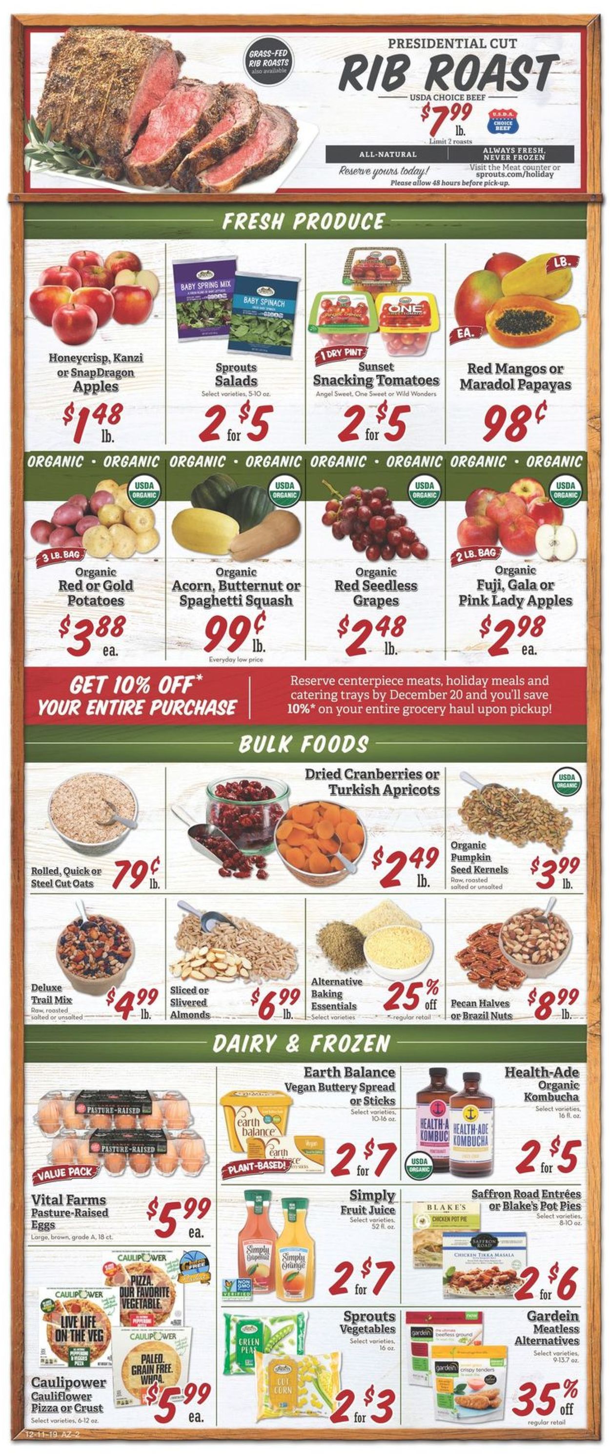 Sprouts Weekly Ad Circular - valid 12/11-12/18/2019 (Page 2)