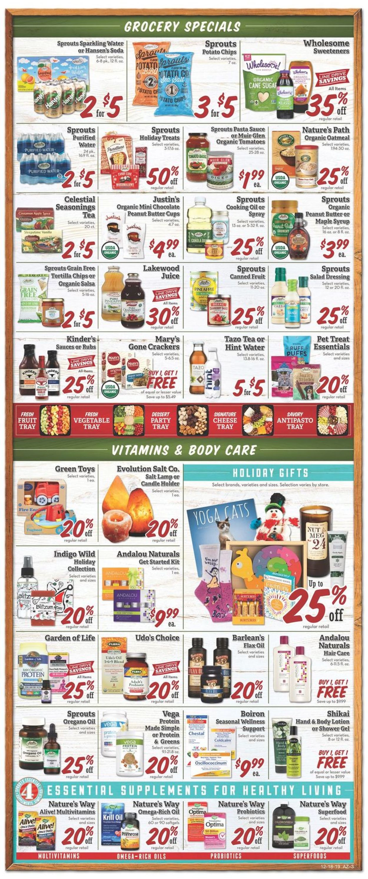 Sprouts - Holiday Ad 2019 Weekly Ad Circular - valid 12/18-12/24/2019 (Page 3)