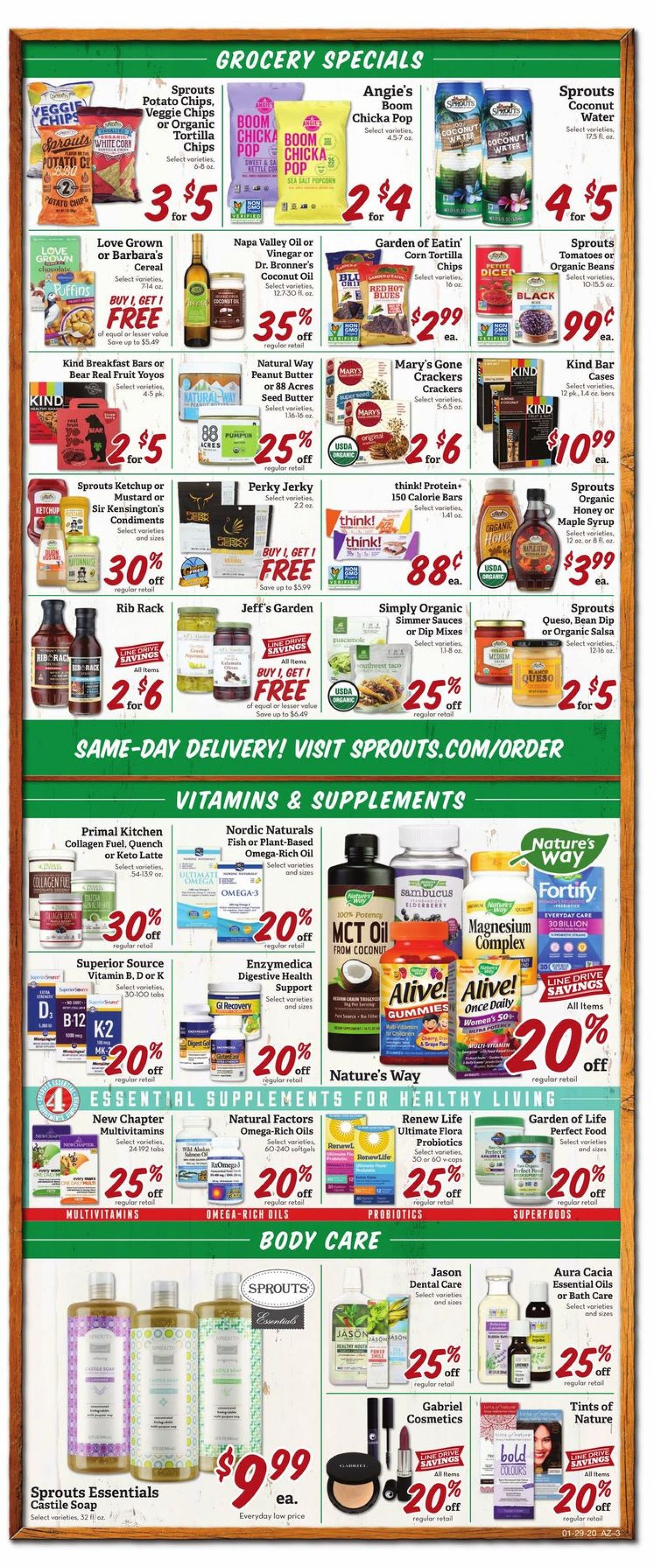 Sprouts Weekly Ad Circular - valid 01/29-02/05/2020 (Page 3)