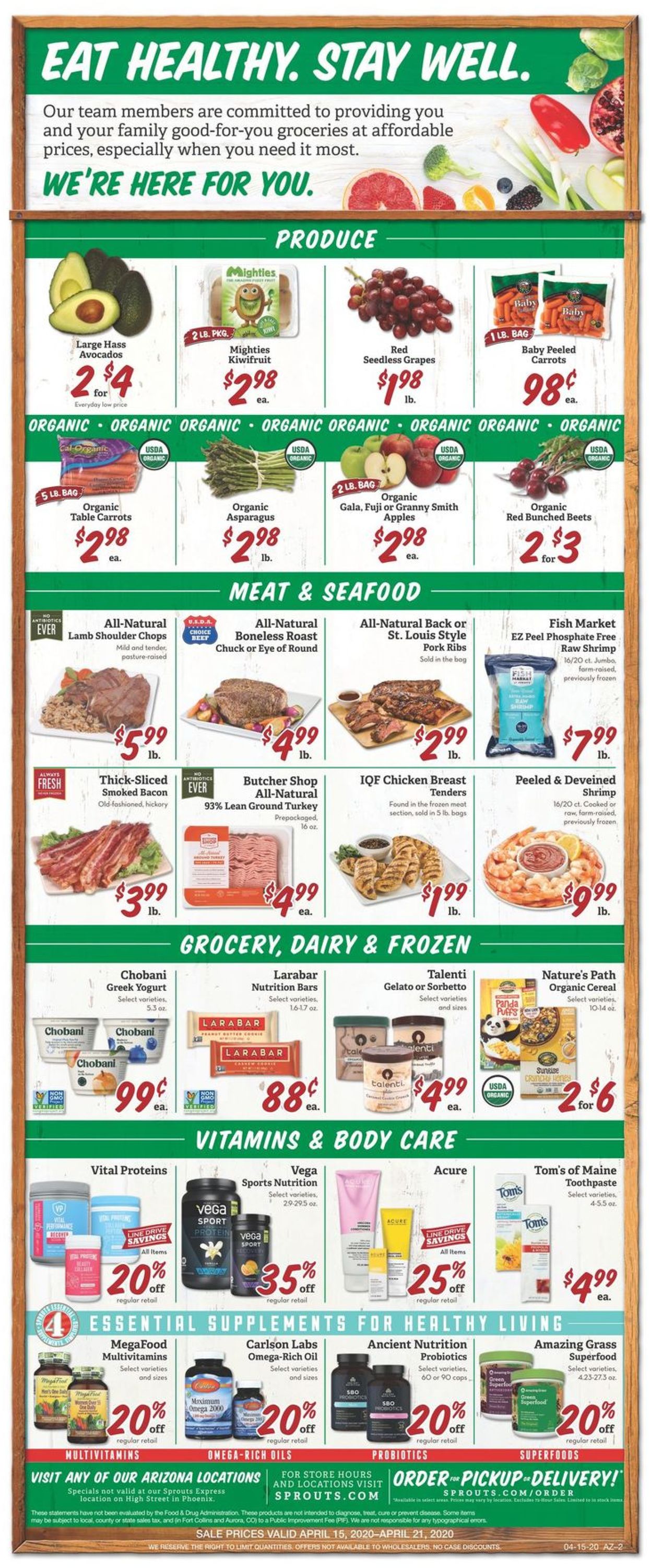Sprouts Weekly Ad Circular - valid 04/15-04/21/2020 (Page 2)