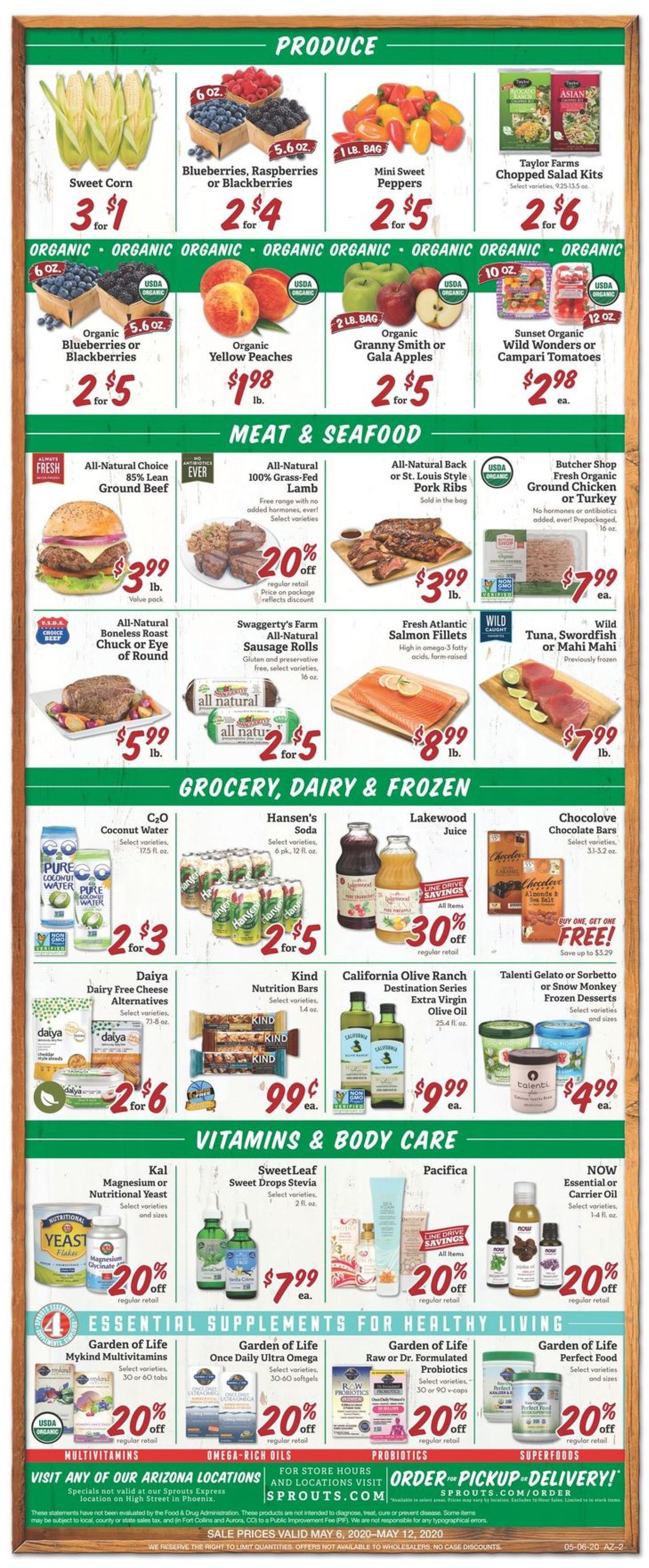 Sprouts Weekly Ad Circular - valid 05/06-05/12/2020 (Page 2)