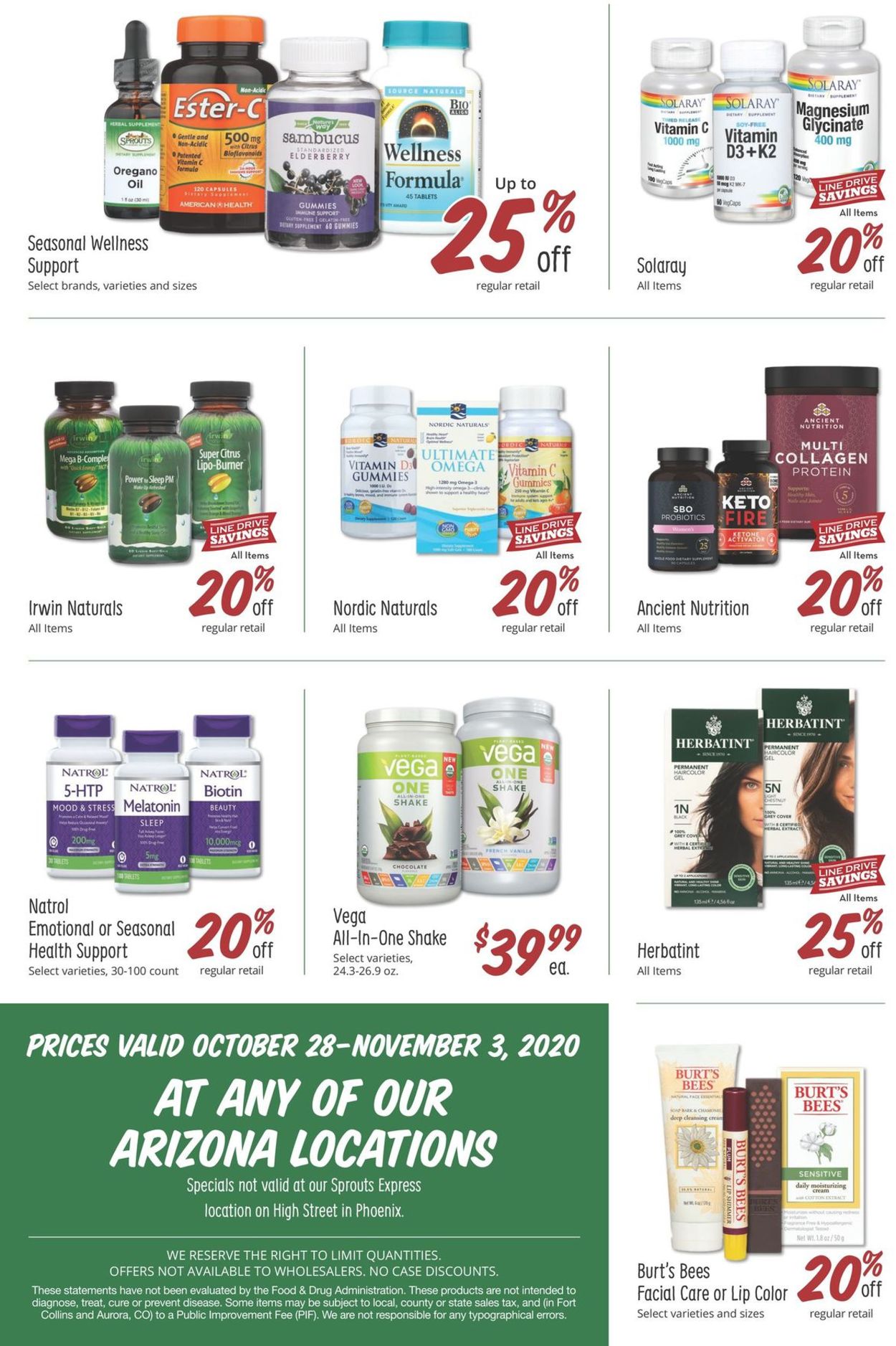 Sprouts Weekly Ad Circular - valid 10/28-11/03/2020 (Page 6)