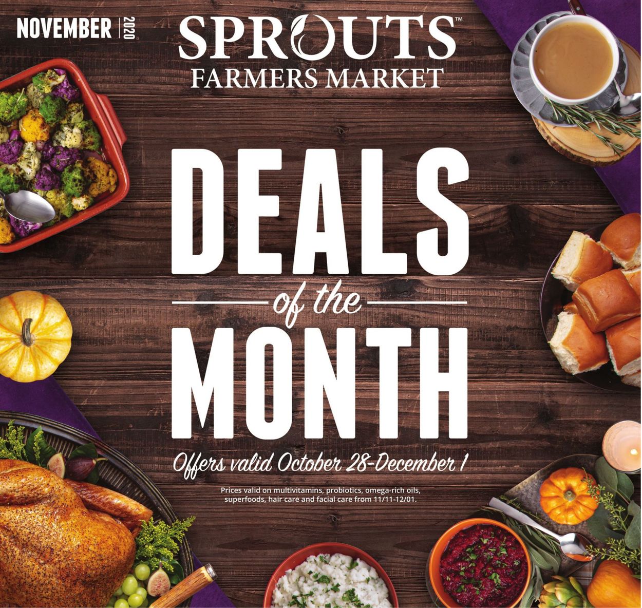 Sprouts Weekly Ad Circular - valid 10/28-12/01/2020