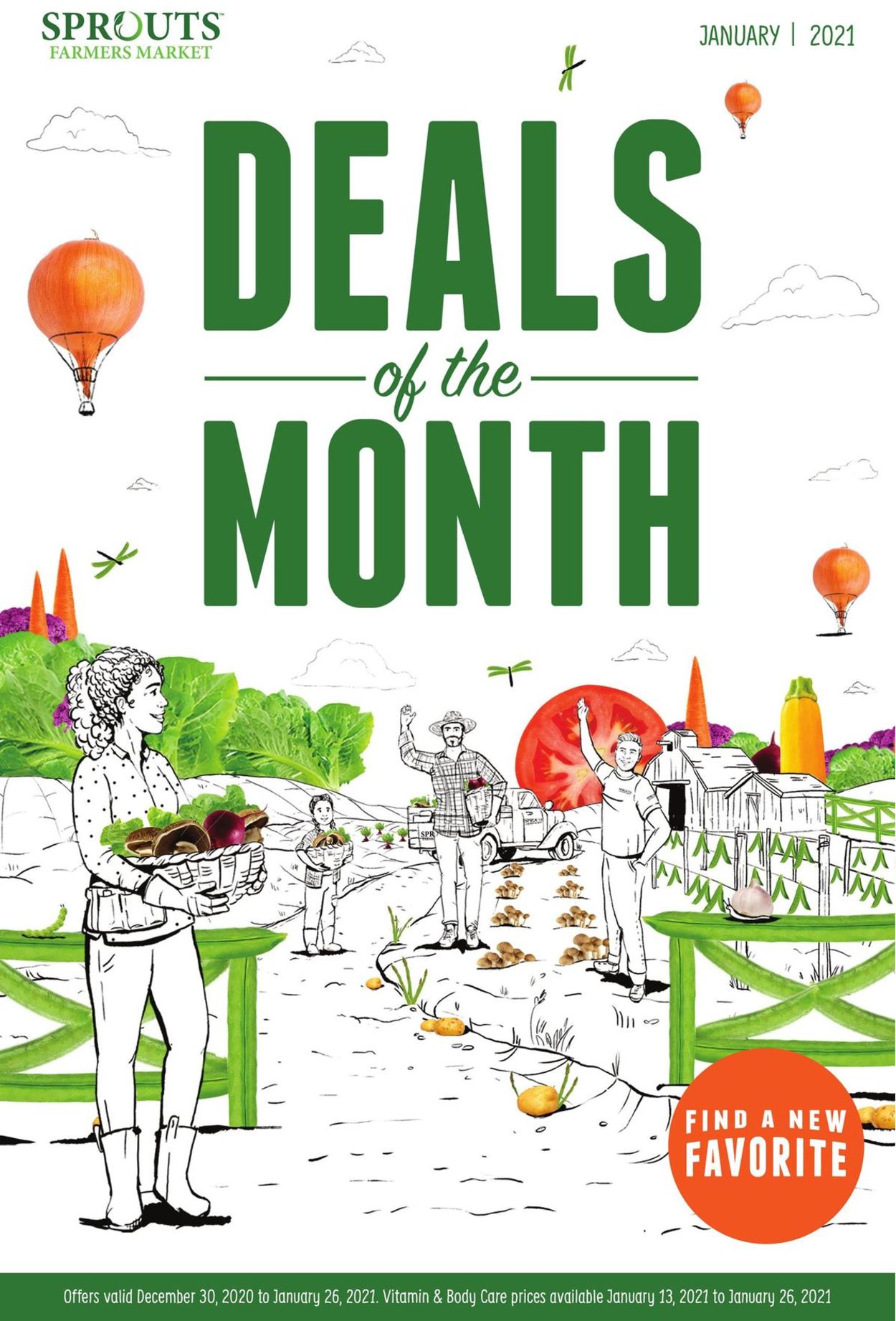 Sprouts Deals of the Month Weekly Ad Circular - valid 12/30-01/26/2021
