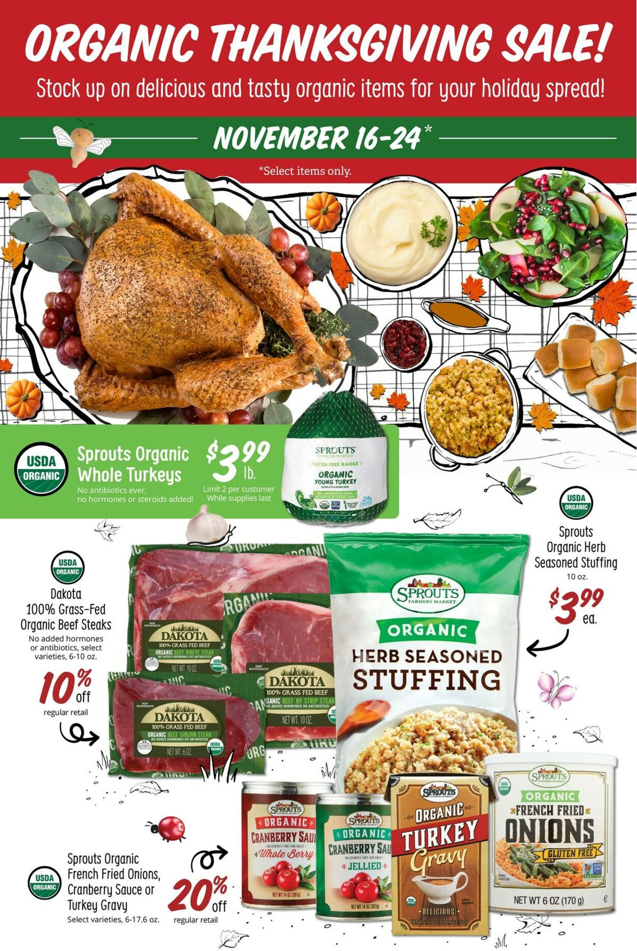 Sprouts Weekly Ad Circular - valid 11/16-11/24/2022 (Page 4)