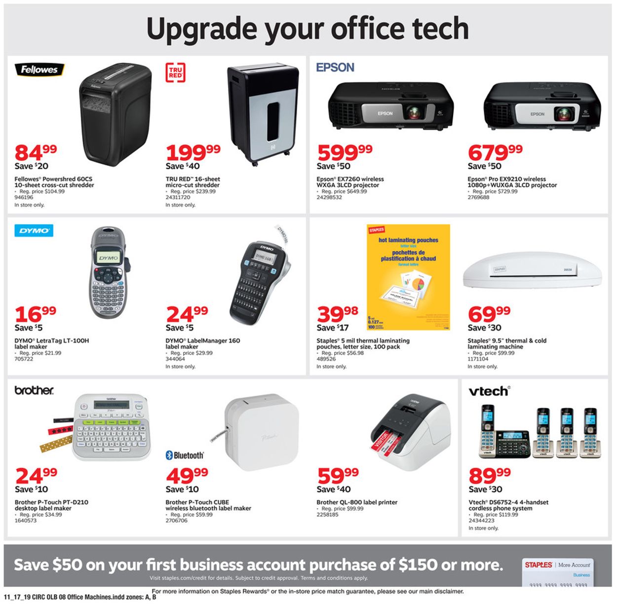 Staples - Early Black Friday 2019 Weekly Ad Circular - valid 11/17-11/23/2019 (Page 12)