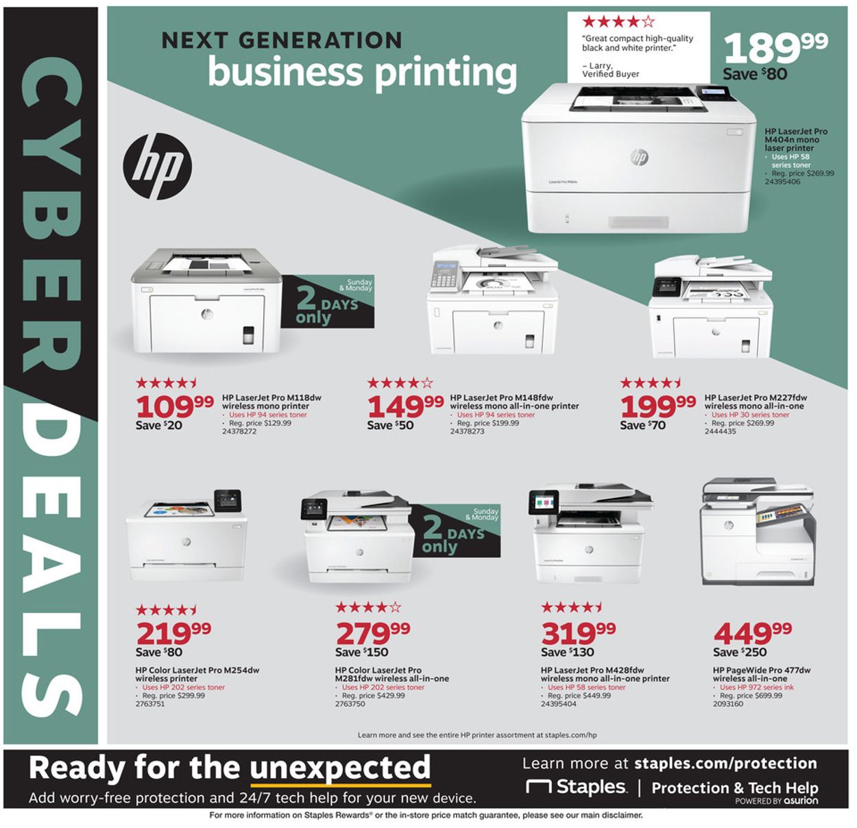 Staples - Cyber Deals 2019 Weekly Ad Circular - valid 12/01-12/07/2019 (Page 2)